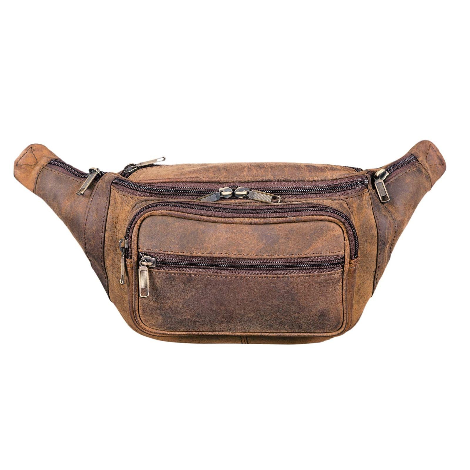 STILORD Bauchtasche Bauchtasche "Maverick" Gürteltasche Weiches Leder