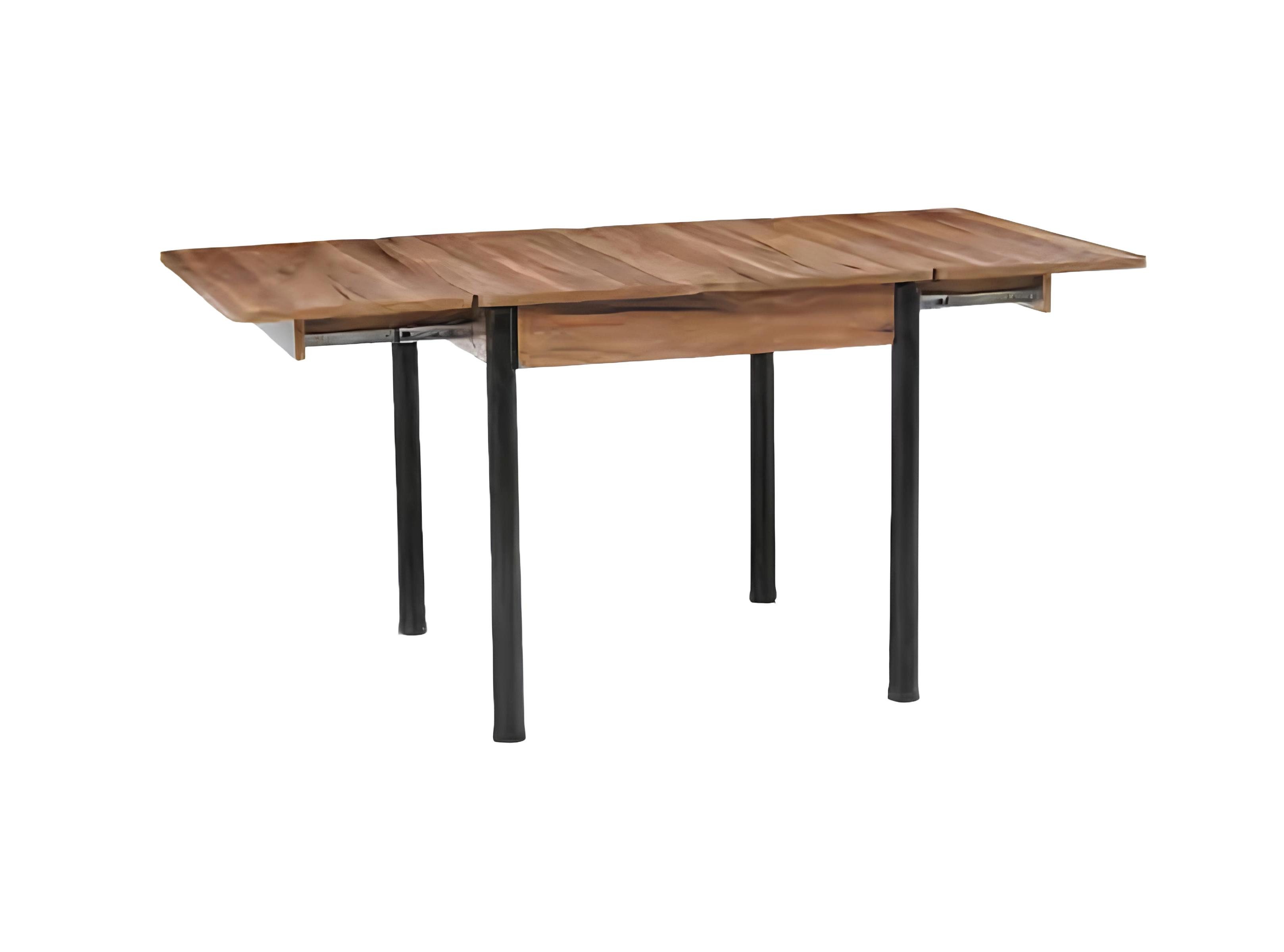 Xlmoebel Esstisch Küchentisch in quadratischer Form ausziehbar aus Holz, Maße 80x80 (Esstisch), Hergestellt in Europa