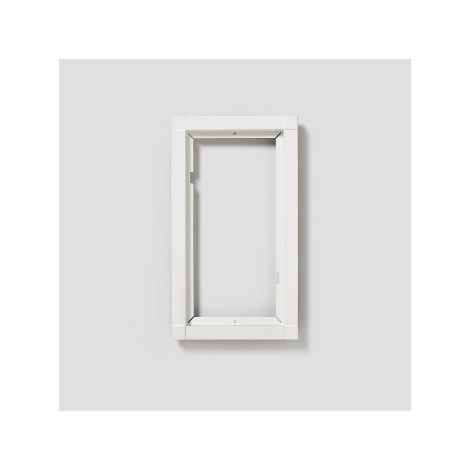 Siedle Abdeckrahmen Siedle&Söhne Kombirahmen ws KR 611-2/1-0 W