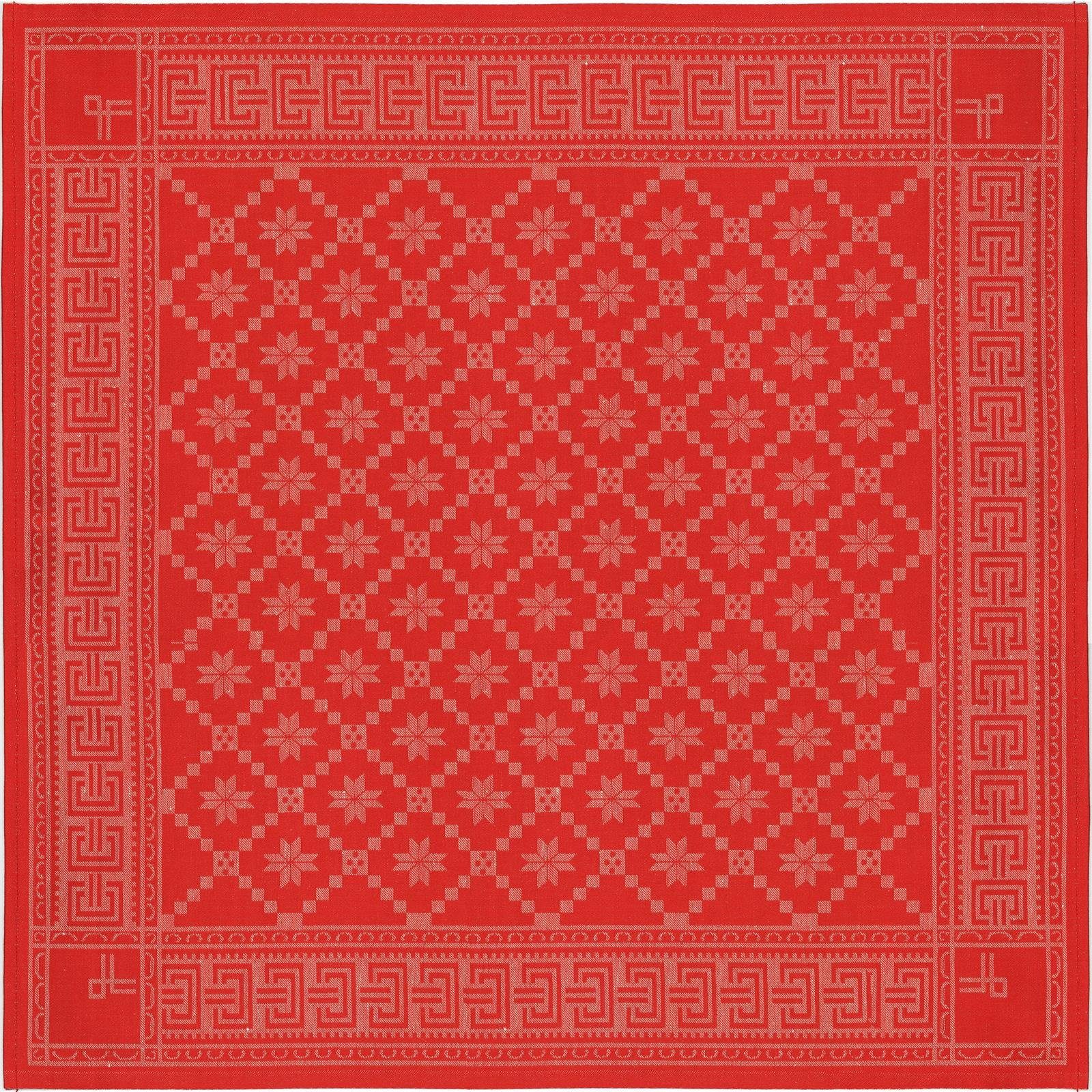 EKELUND MASTER WEAVERS 1692 Tischdecke Åttebladrose 330 80x80 cm, gewebt