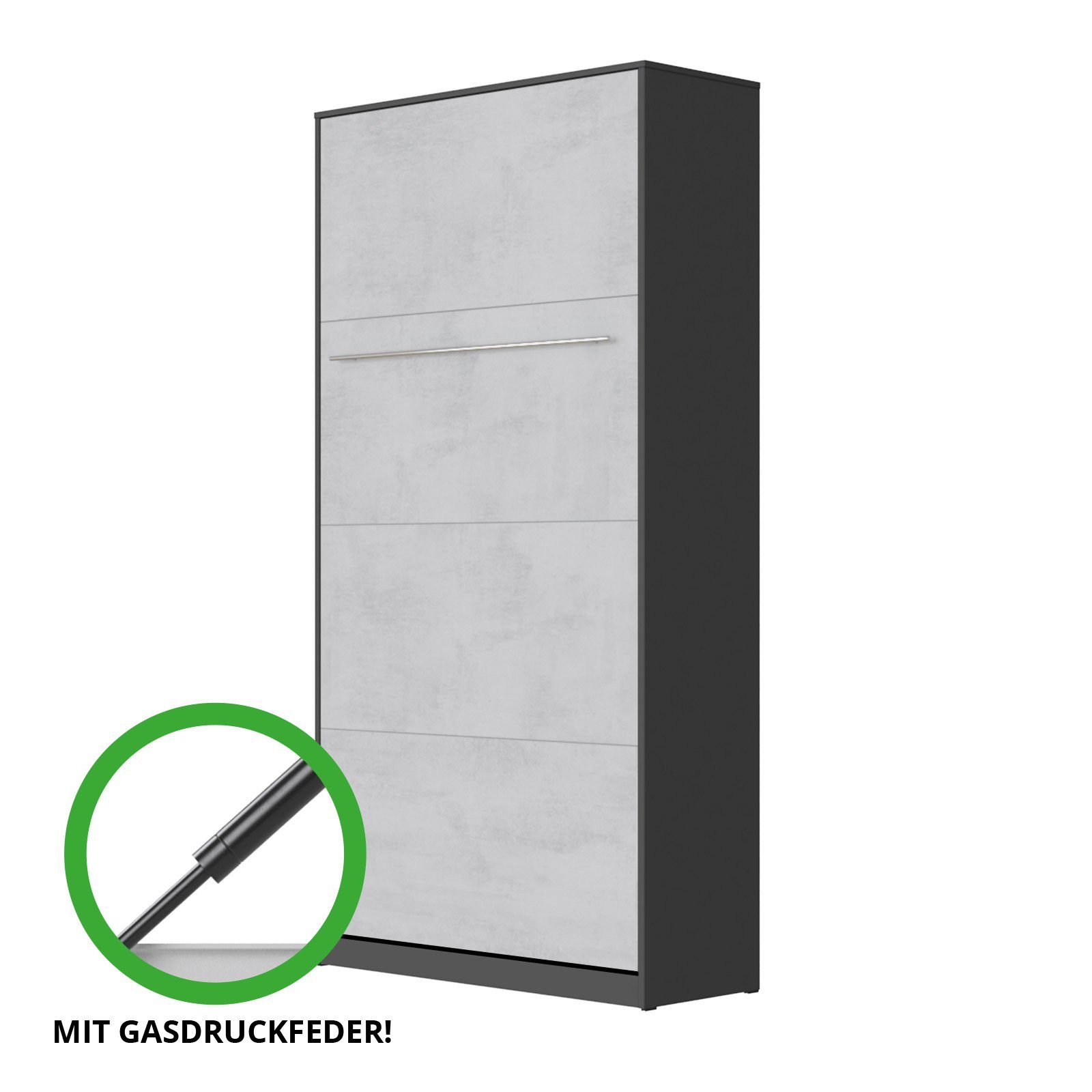 SMARTBett Schrankbett SMARTBett Standard 90x200 Vertikal/Hoch günstig online kaufen
