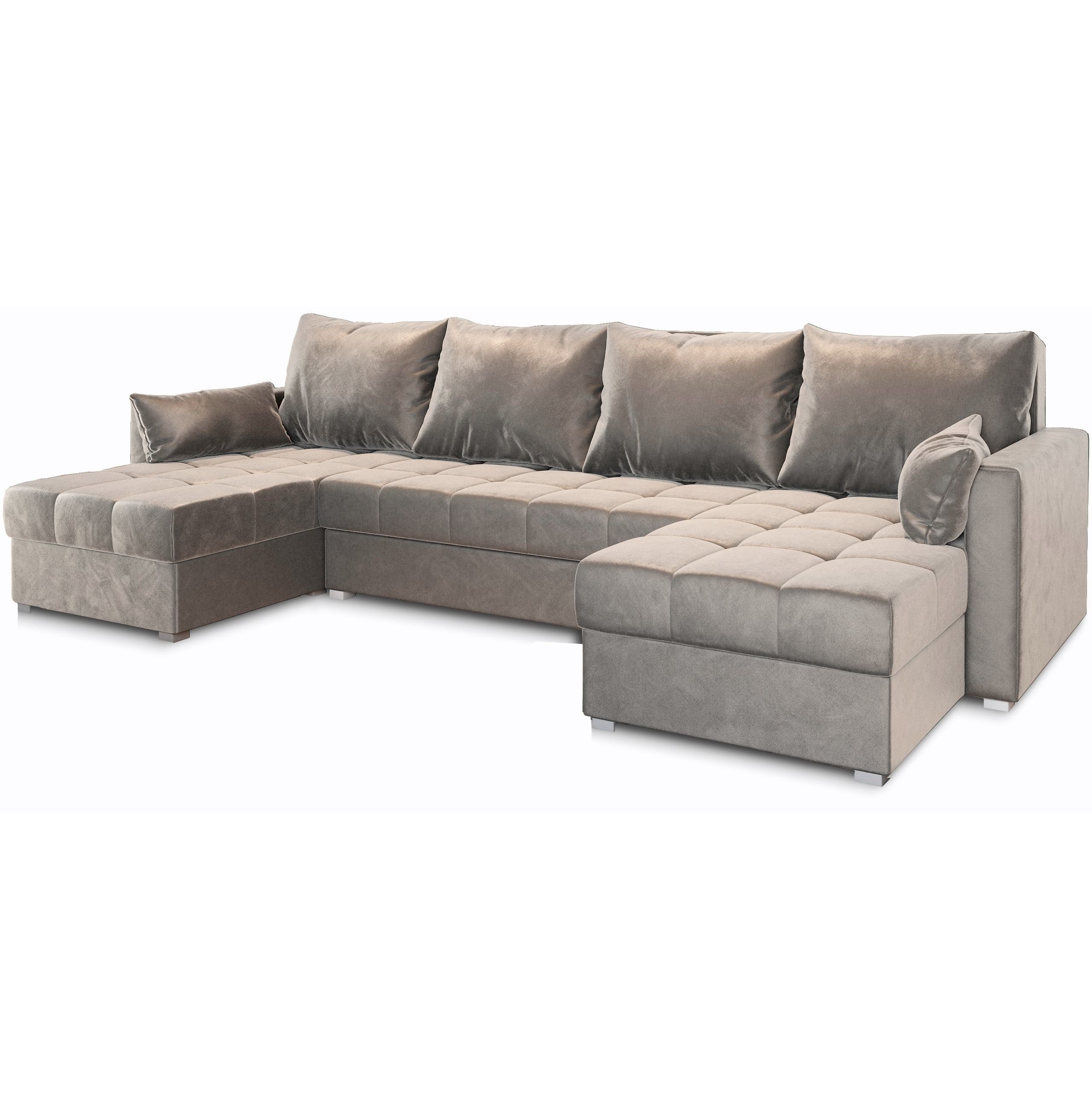 Masseno Ecksofa NAKO mit Schlaffunktion U-Form, günstig online kaufen