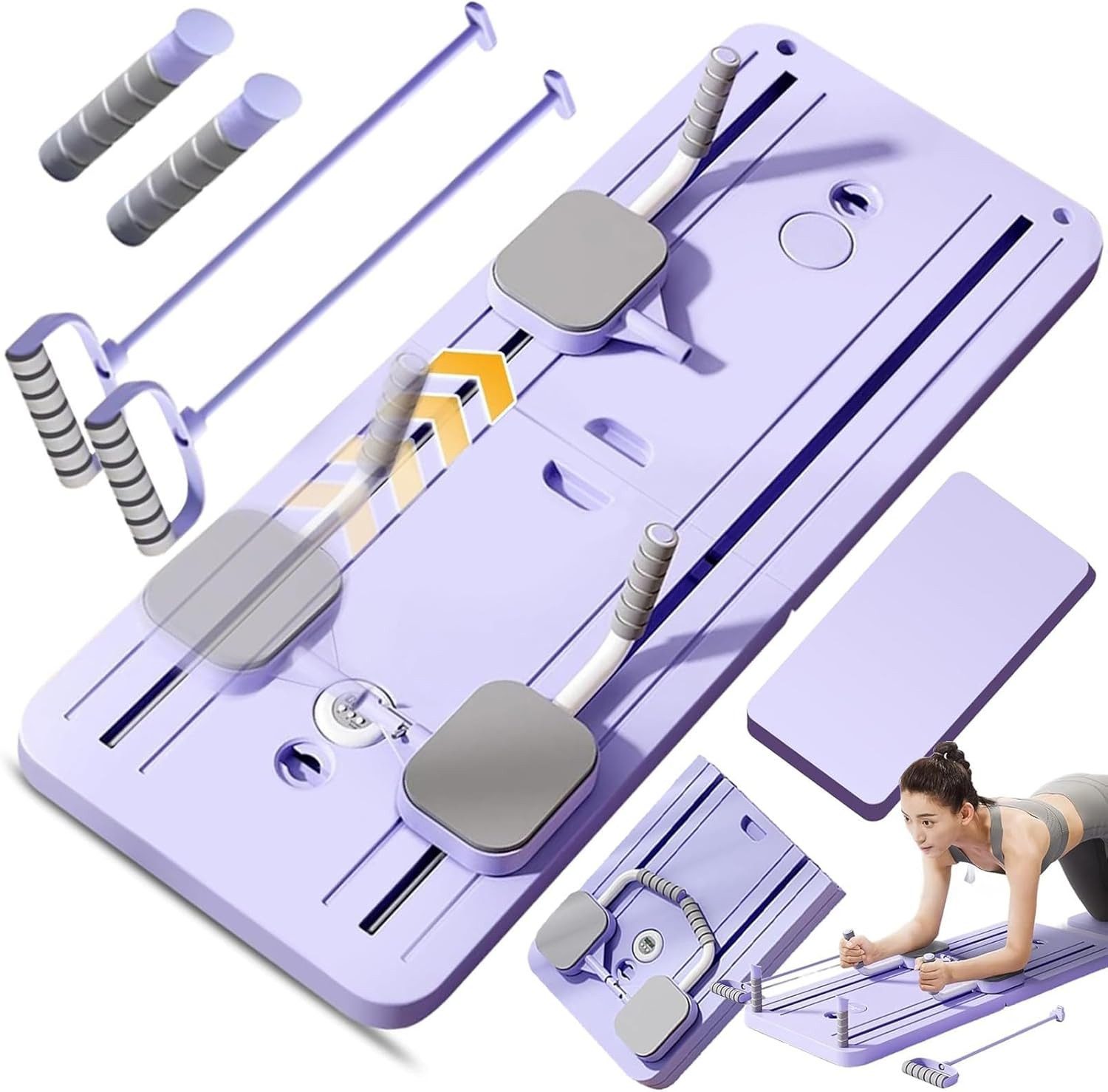 EMS-Bauchmuskeltrainer Pilates-Board, multifunktionales Bauchmuskelboard, Bauchmuskeltrainer