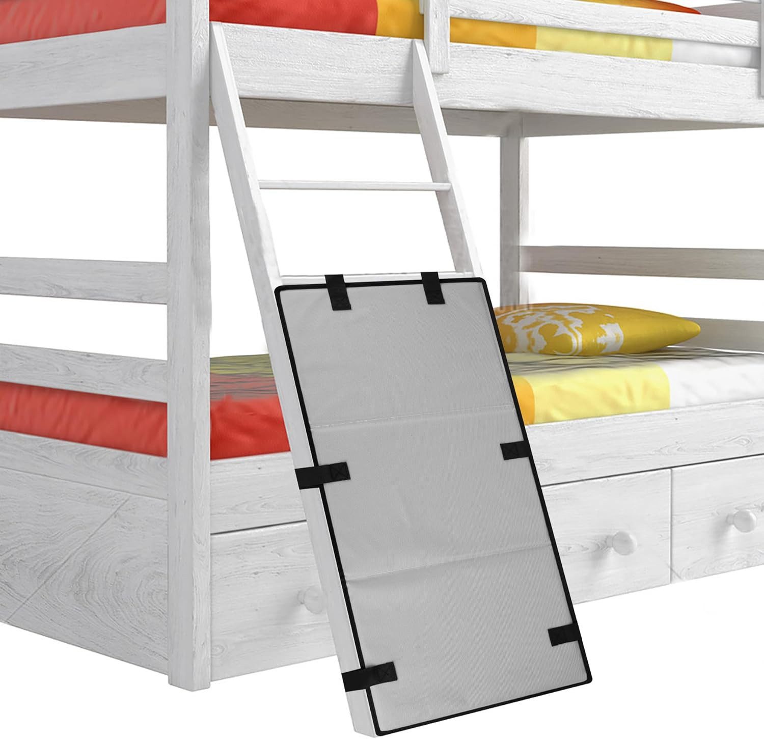 LIANNA Vielzweckleiter Leiterabdeckung Etagenbett, kindersicher, Kletterschutz, flexibel (1-St., 1× Leiterabdeckung, flexibel, passend für Etagenbett-Leitern), Kindersicher, flexibel, rutschfest, einfach montierbar
