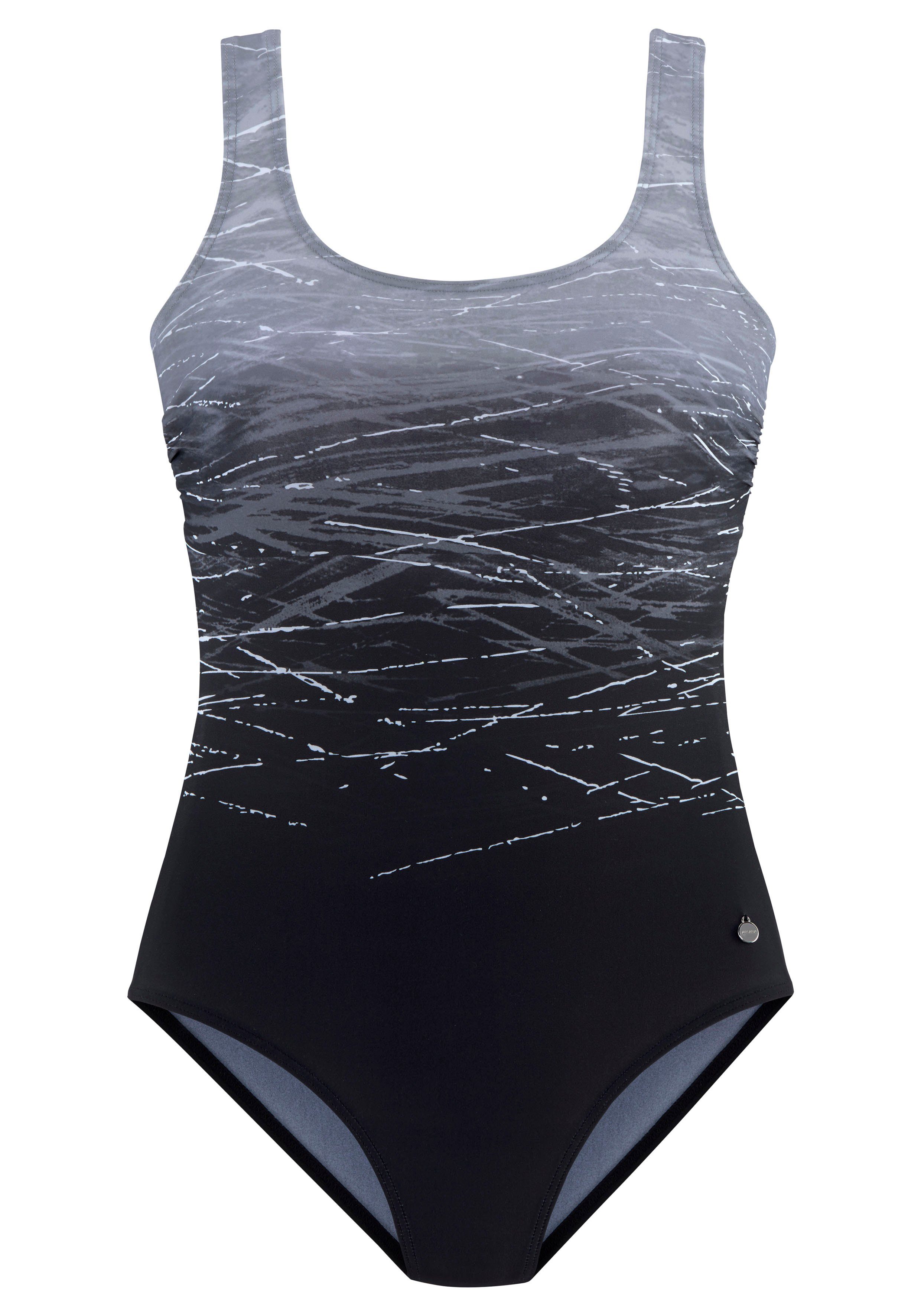 LASCANA Badeanzug mit Batikprint und Shaping-Effekt – Bild 2 von 5