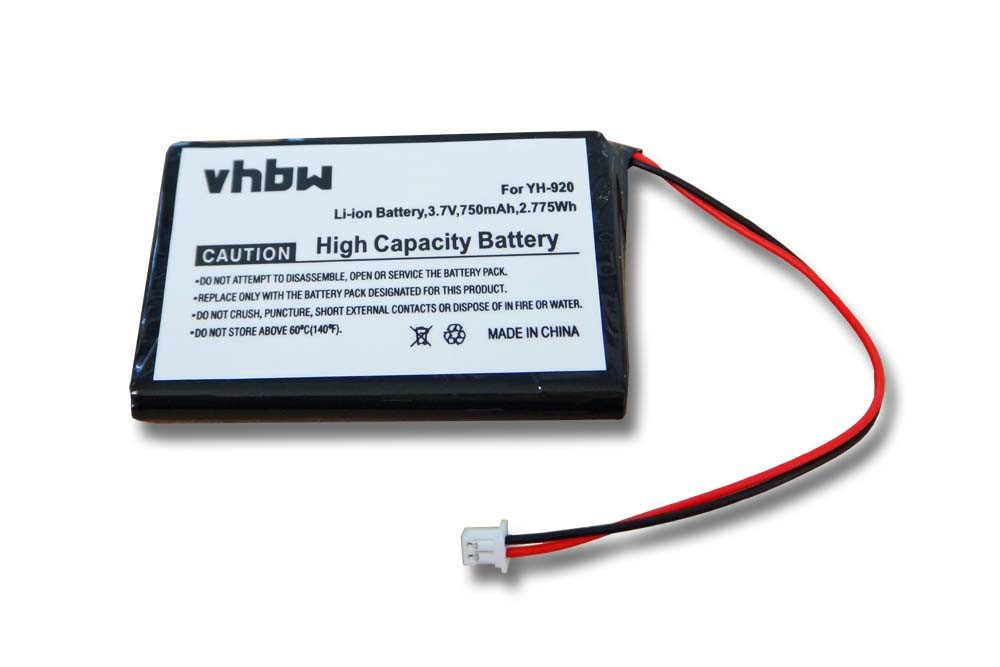 vhbw Akku YH-925 Li-Ion YH-920, mAh Samsung kompatibel (3,7 V) 750 mit