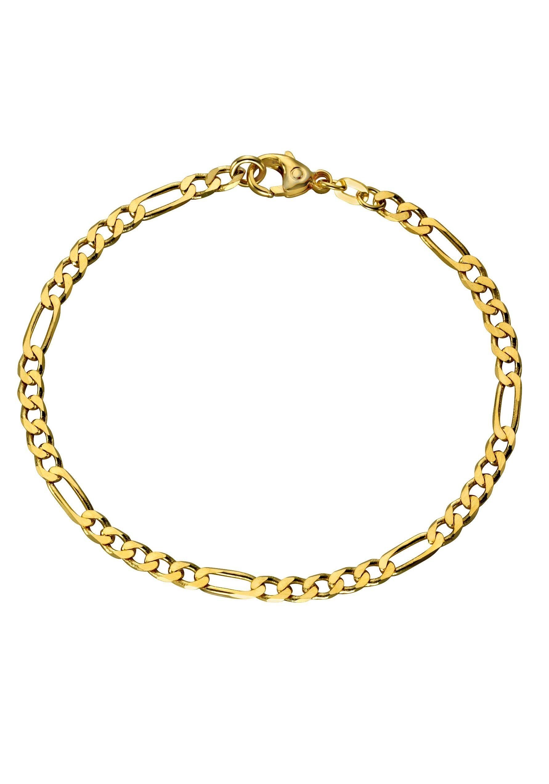 Firetti Goldarmband Schmuck Geschenk Gold 333 Figrokettengliederung, 3,4 mm, zu Kleid, Shirt, Jeans, Sneaker! Anlass Geburtstag Weihnachten