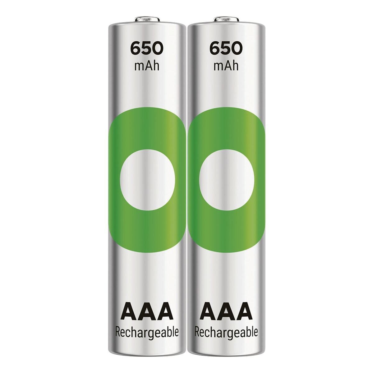 GP Batteries ReCyko Akku 650 mAh (2 St), Micro / AAA / 650 mAh, 1,2 V