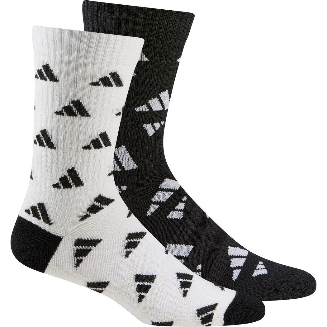 adidas Performance Sportsocken Crew Cushion 3-Streifen Graphic Logo schwarz günstig online kaufen