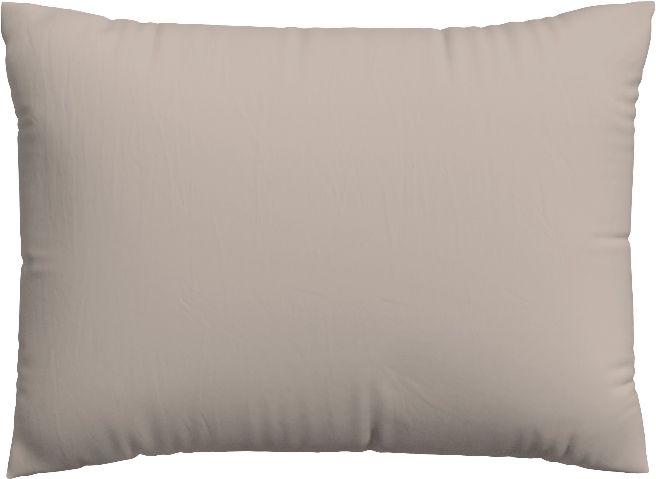 Schlafgut Kissenbezug Premium Kissenhülle Woven Satin, 100% Baumwolle, (1 Stück), Ton-in-Ton Reißverschluss, Fadendichte von 300tc, Uni, OEKO Tex
