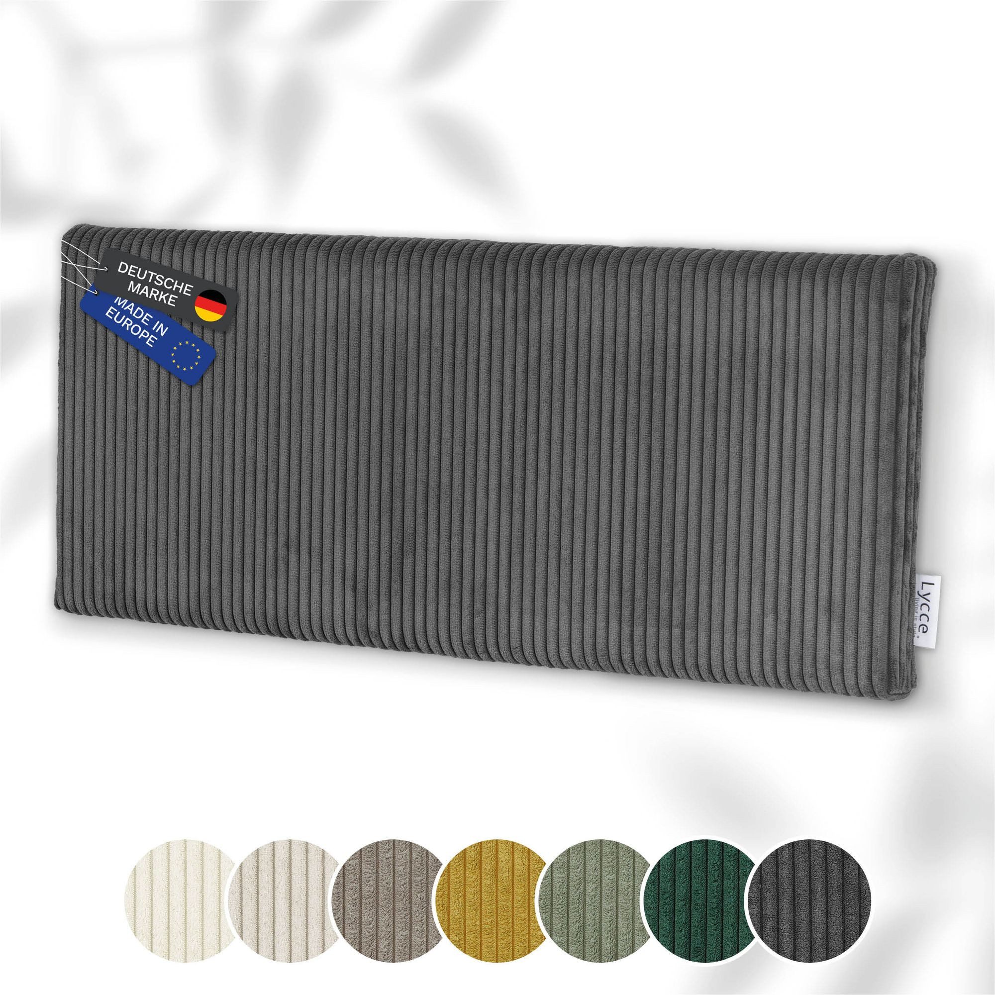 Lycce Kopfstütze Wandkissen Cord - Wandpolster Kopfteil Betten & Rückenkissen Sitzbank, (1 St)