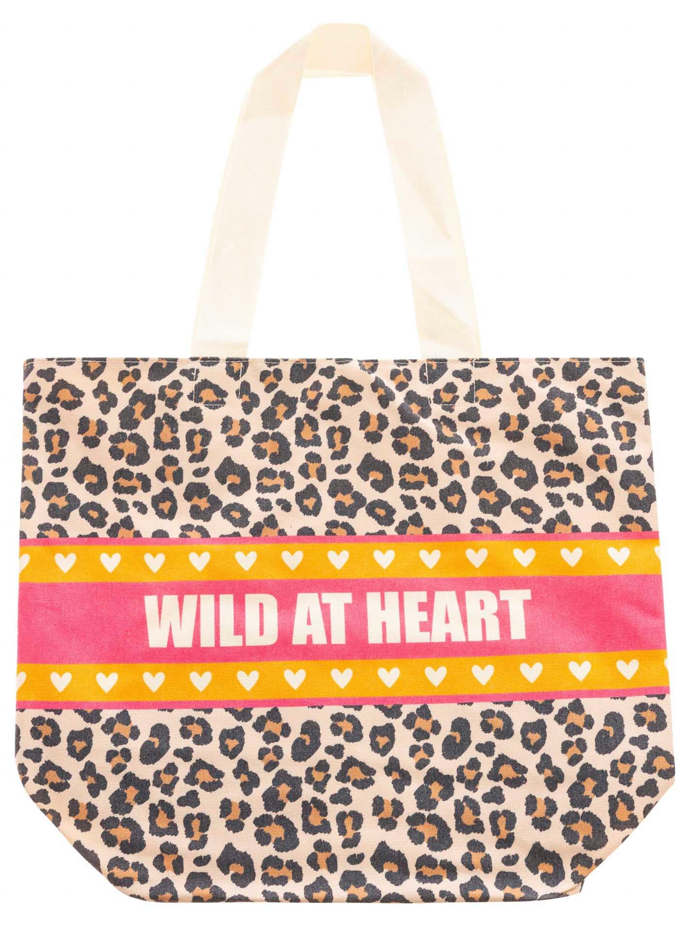 Zwillingsherz Tragetasche, Stofftasche mit Henkel, bunter Mustermix