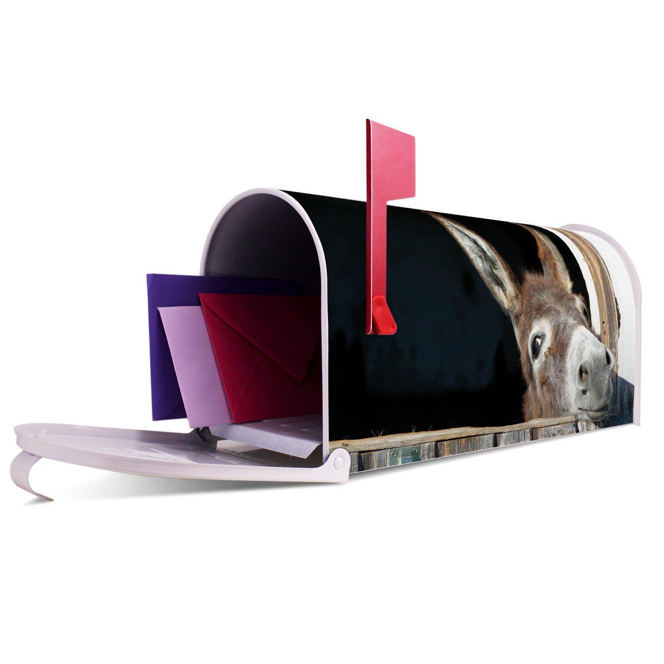 Mailbox 51 Mississippi Nicki original 22 aus (Amerikanischer Briefkasten, x 17 x banjado USA), weiß cm Briefkasten Amerikanischer