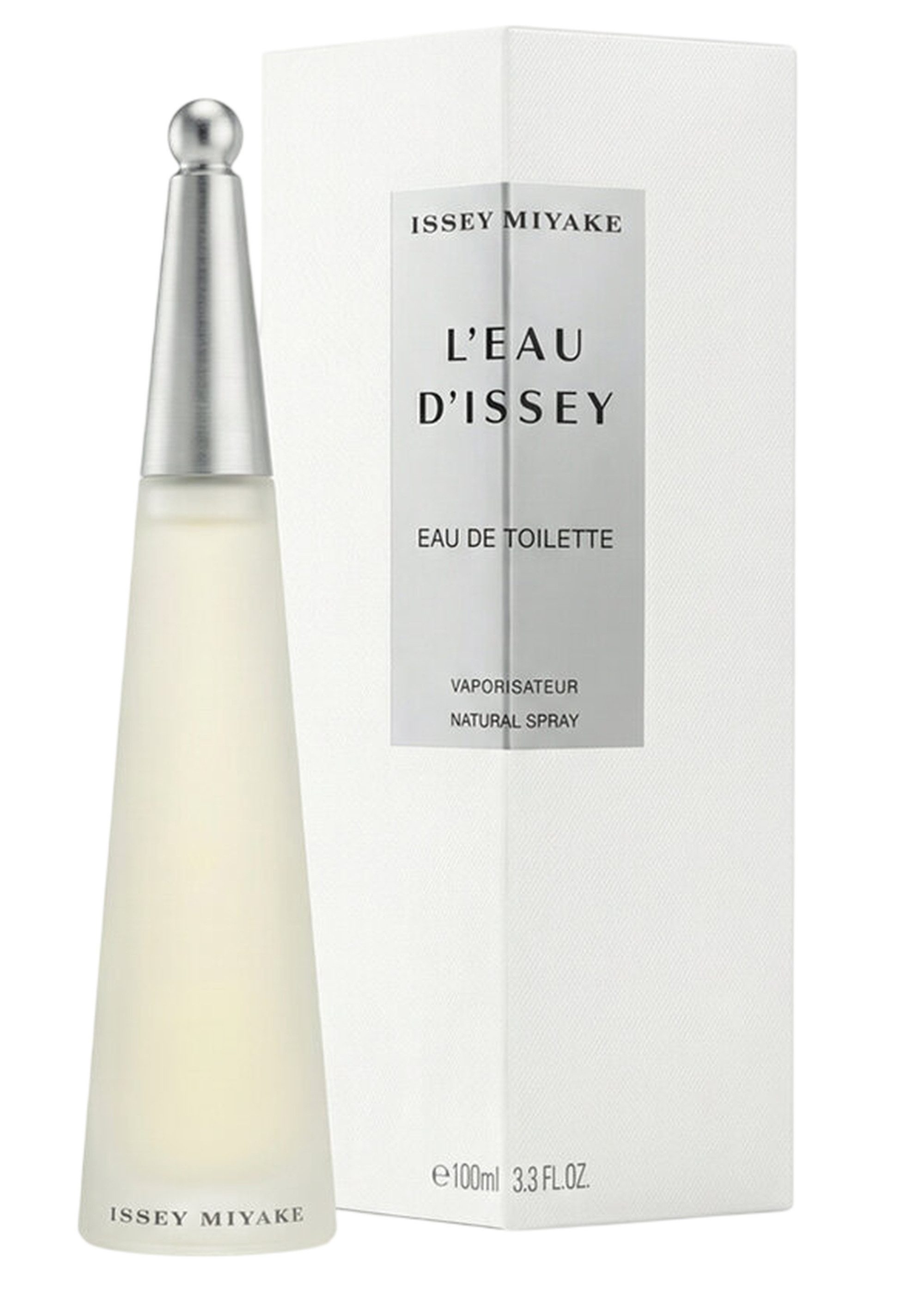 Issey Miyake Eau de Toilette L'Eau d'Issey EDT Damen Spray, Frisch-blumiger Duft mit Lotus, Freesie, Nelke und Moschus