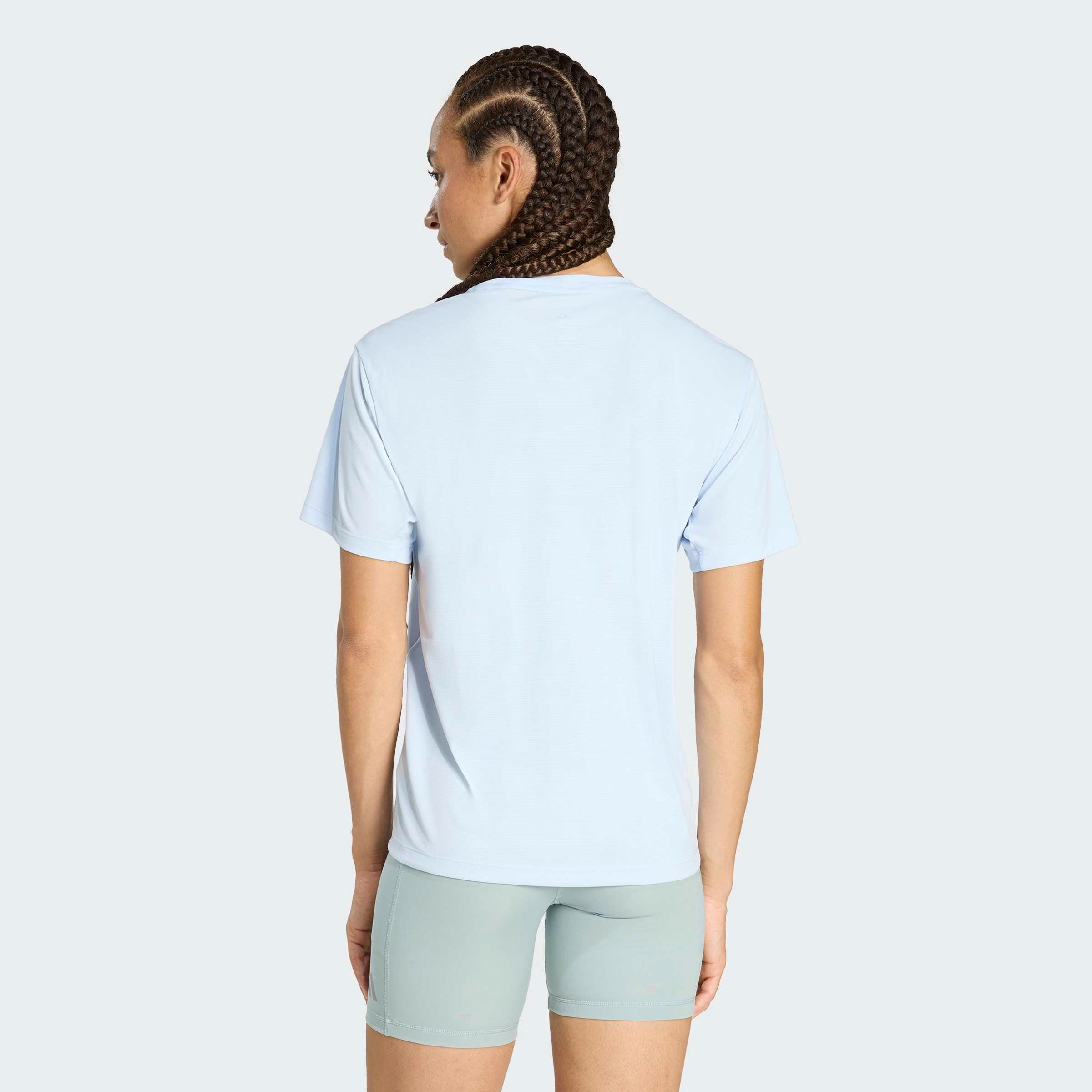 adidas Performance Laufshirt RUN ESS TEE W mit climacool® Technologie, ohne Verschluss