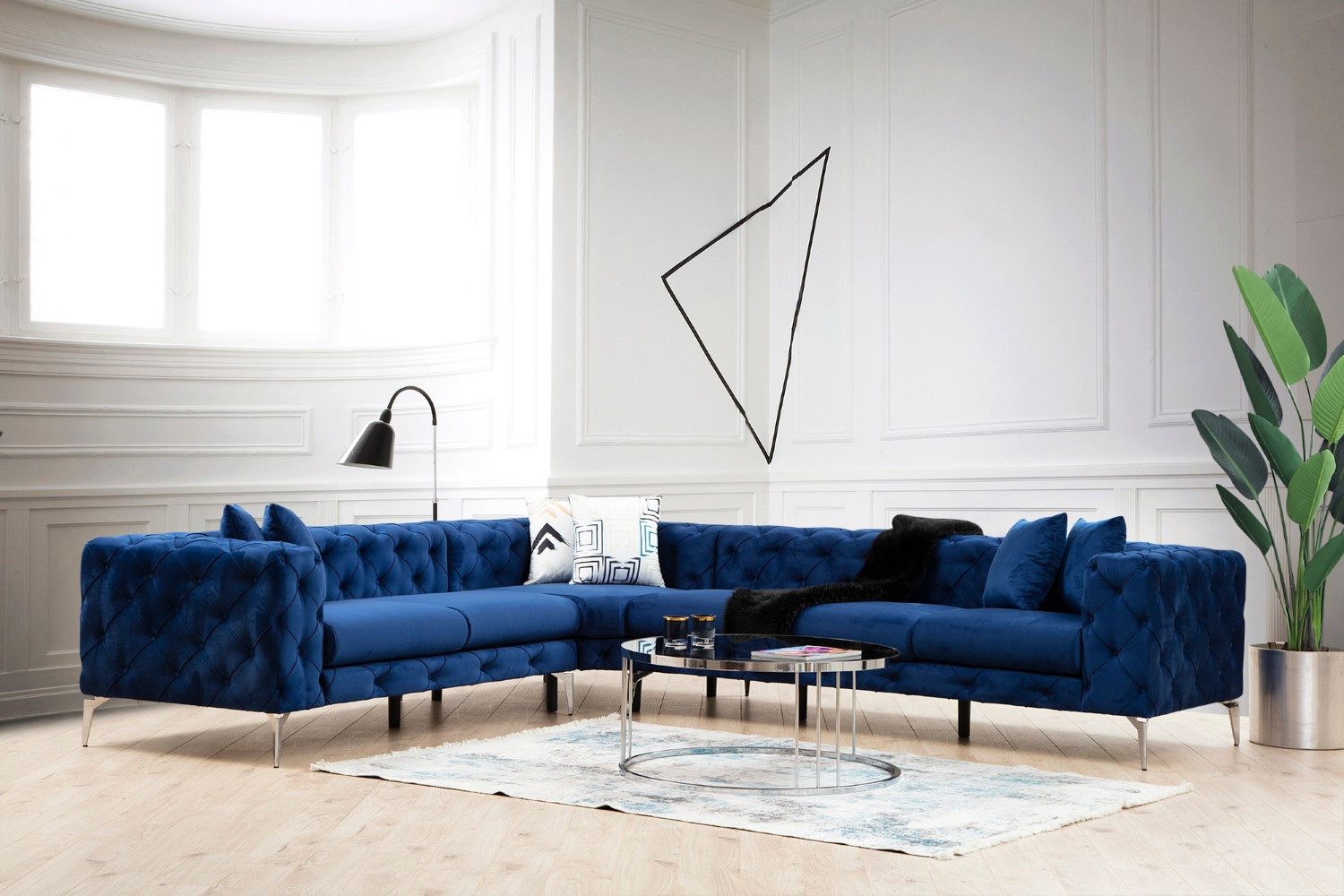 Myhomelando Ecksofa Como, XXL-Ecksofa für die ganze Familie