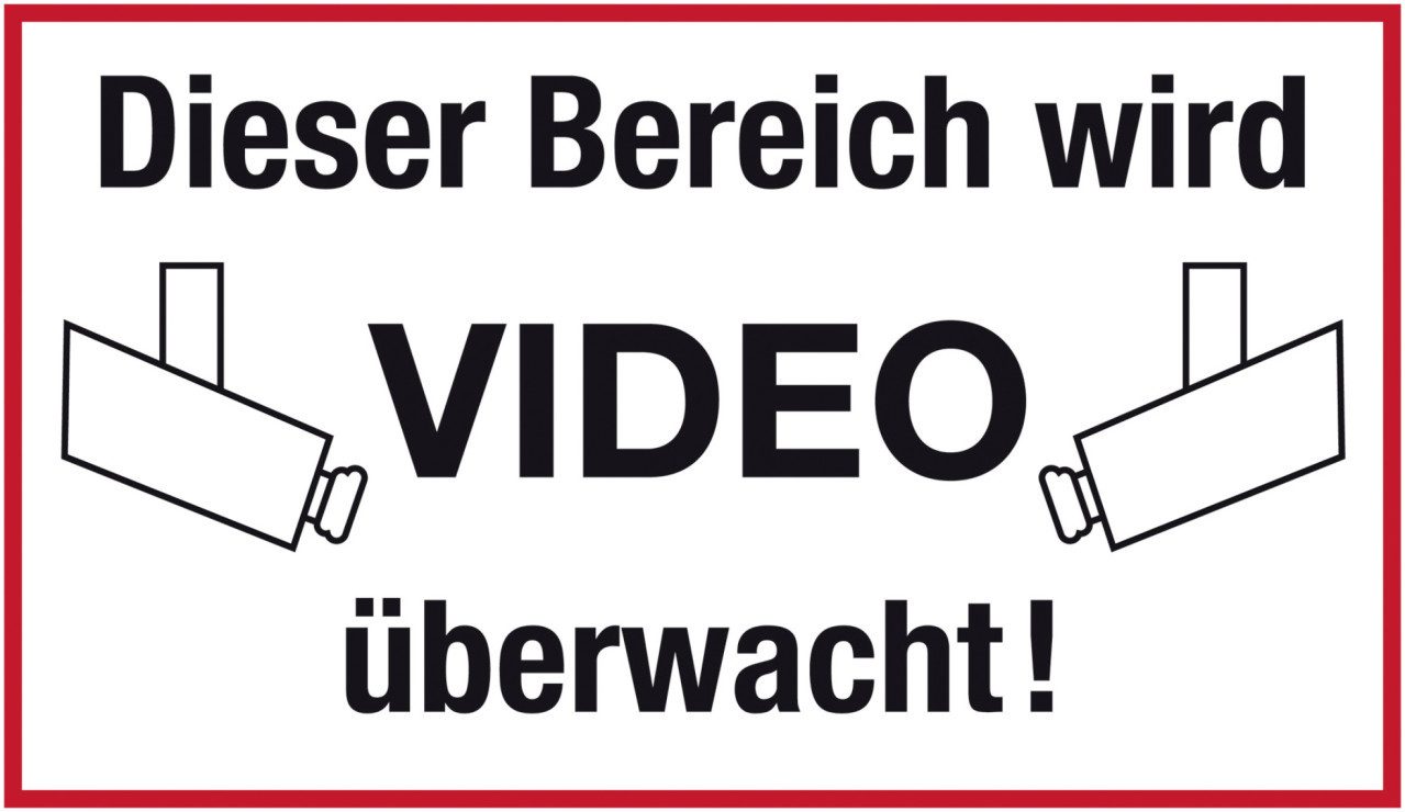 Conmetall Warnschild Metafranc Hinweisschild Dieser Bereich wird