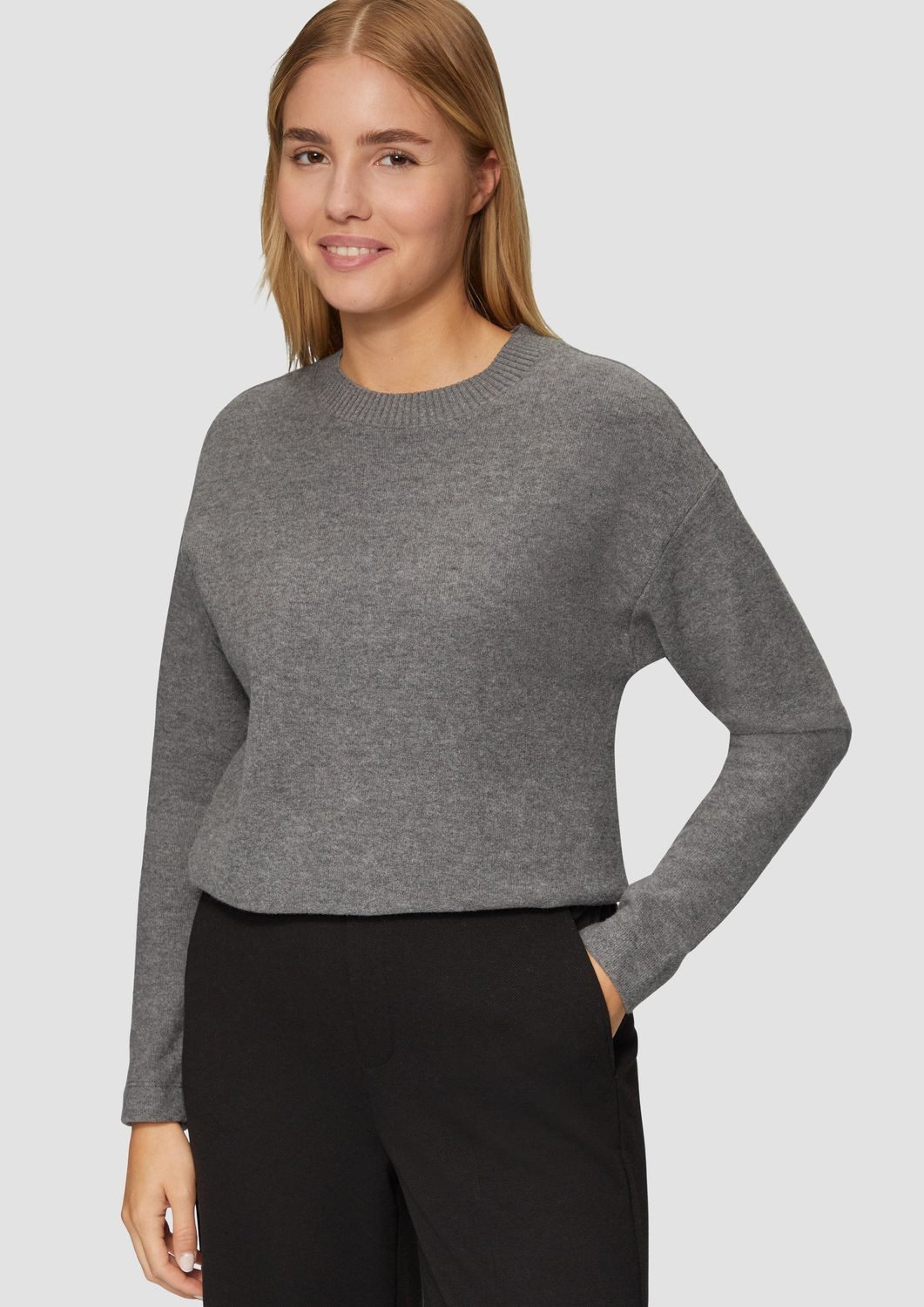 s.Oliver Sweatshirt Casual (1-tlg) langarm, Rundhals-Ausschnitt, gebrushte günstig online kaufen