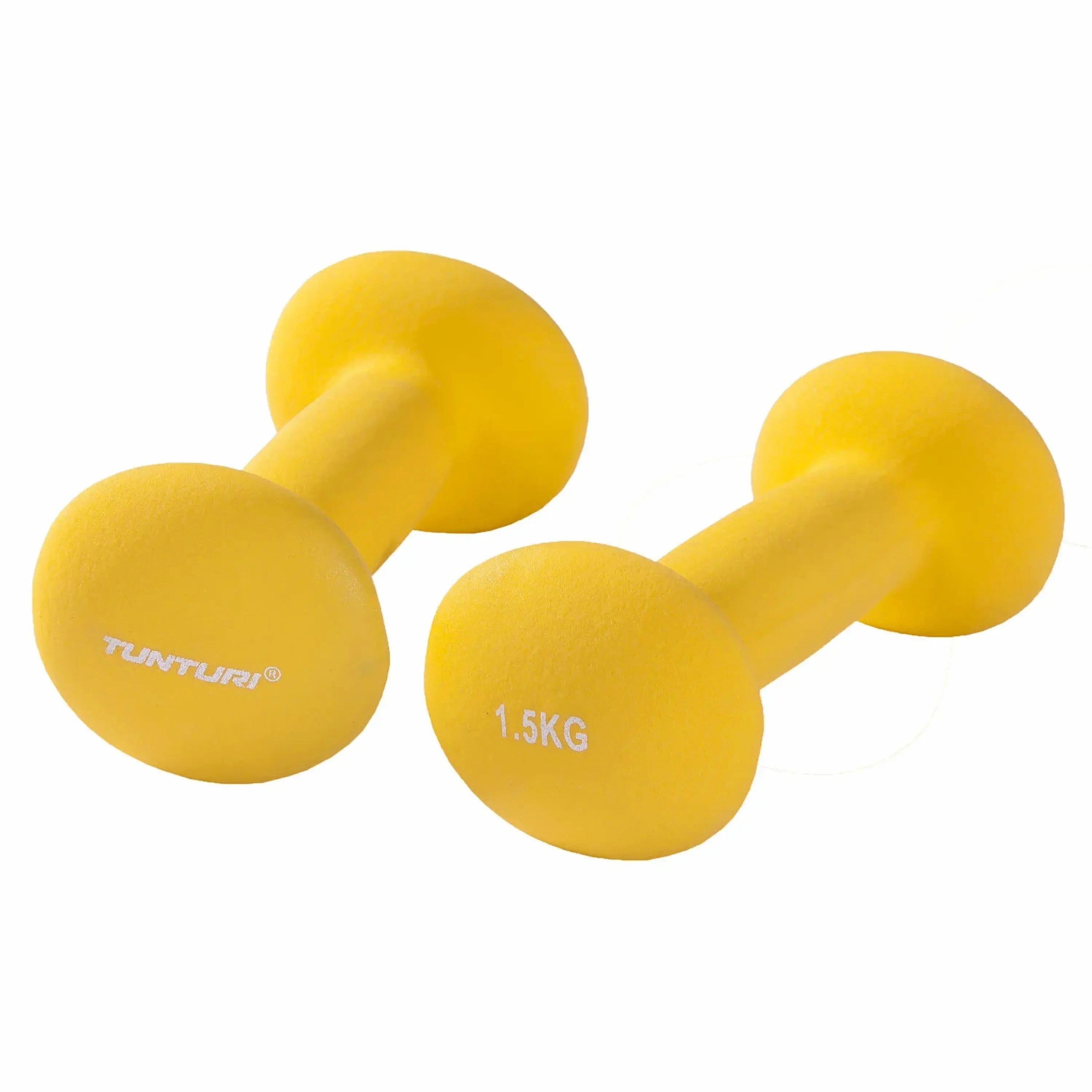 Sport-Knight® Gymnastikhantel Gymnastikhanteln, 2er-Set, 0,5-5,0 Kg, Neopren, bodenschonend, (Einzelhanteln, Gewichtsstufen 0,5-5,0 kg, Farbcodierte Gewichte)