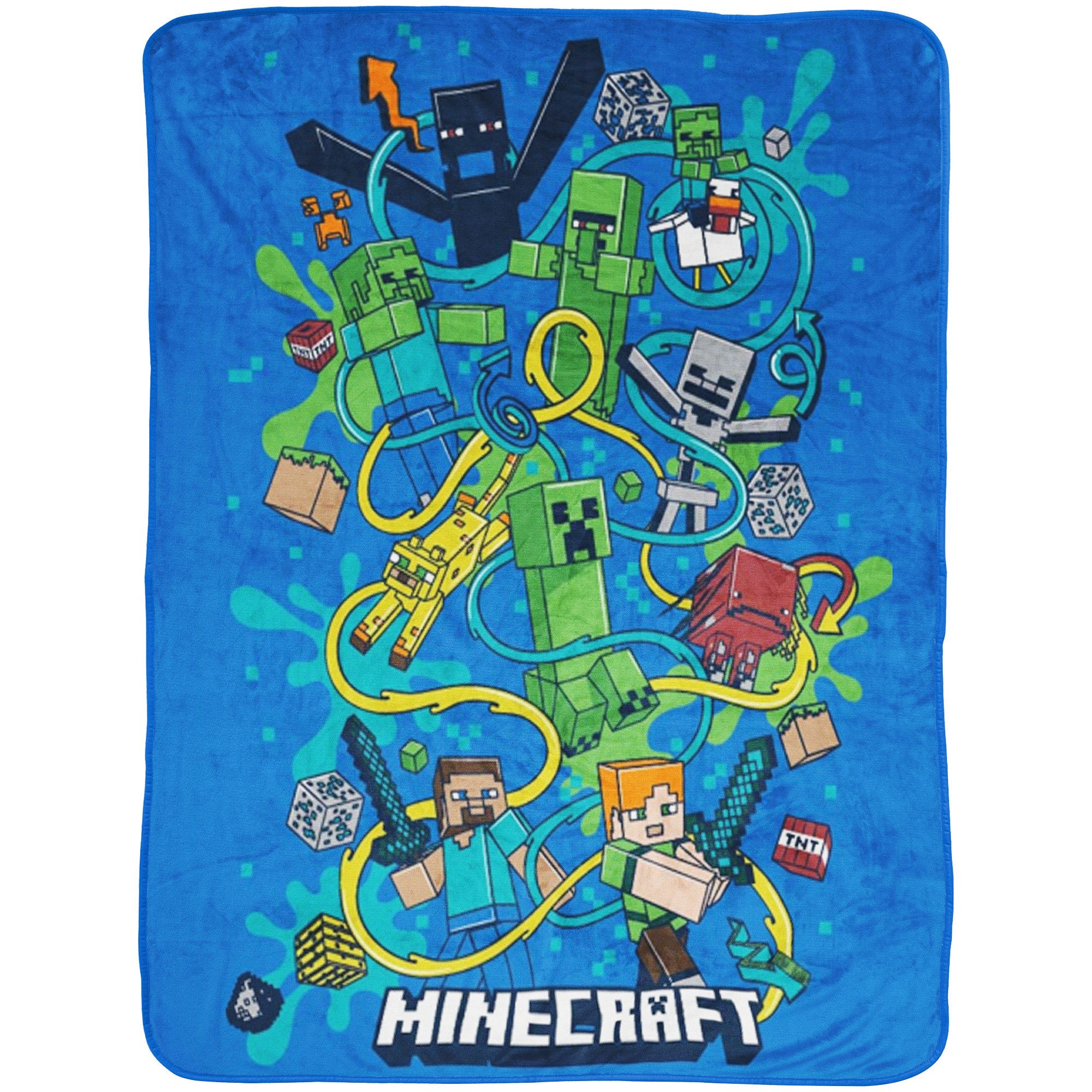 Wohndecke Minecraft Decke Slurp 150x200 cm günstig online kaufen