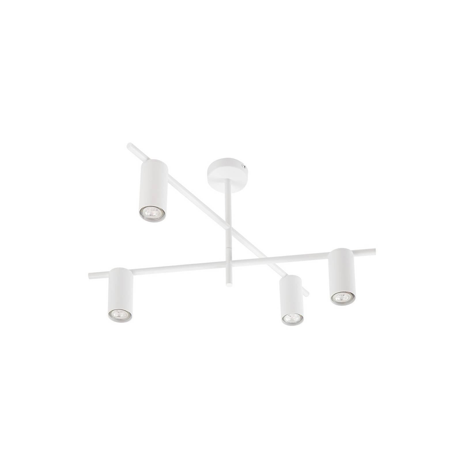 Lindby Deckenleuchten Marilou, Metall, Weiß IP20, 4 x 10 W LED