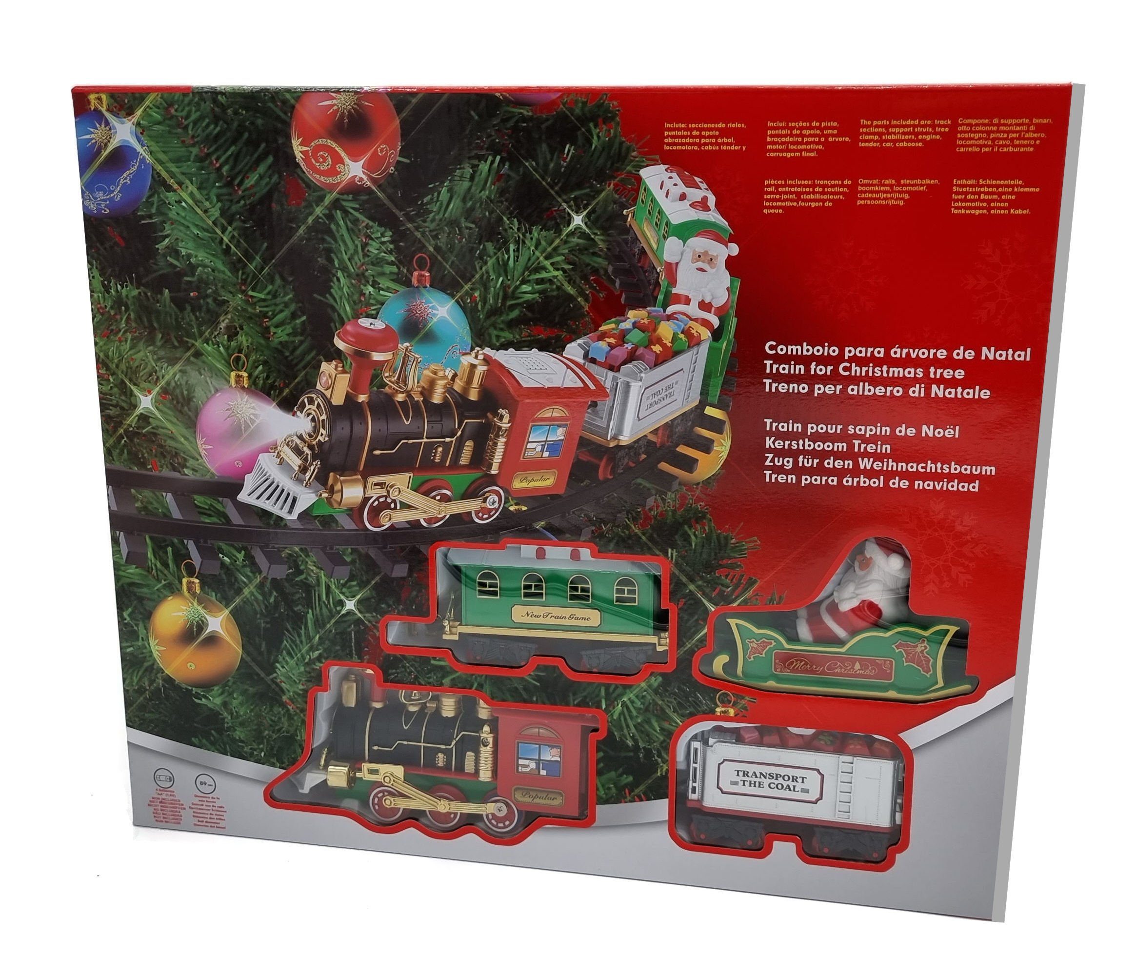 Spetebo Spielzeug-Zug Weihnachtszug für den Tannenbaum günstig online kaufen