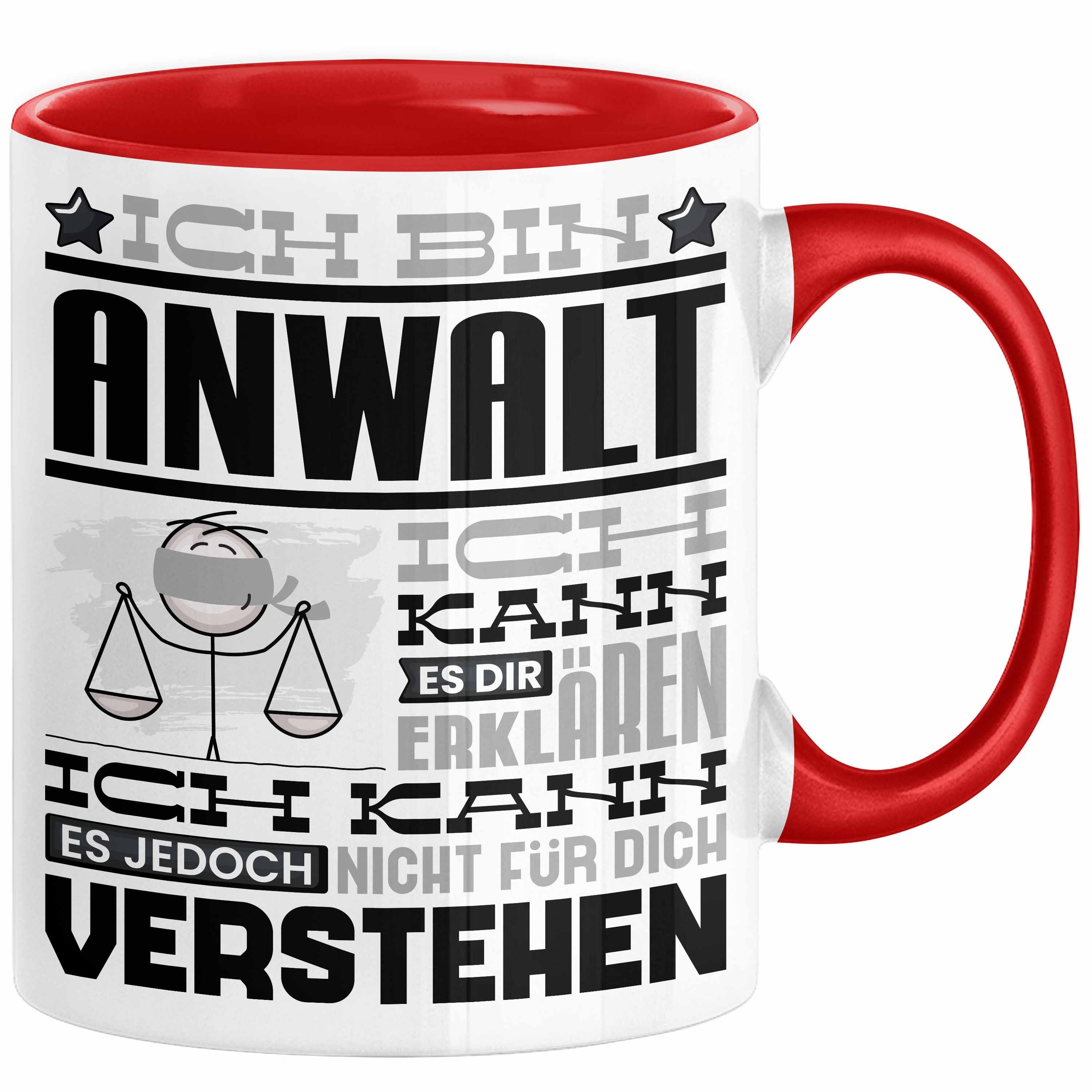 Trendation Tasse Anwalt Geschenk Tasse Geschenkidee für Anwalt