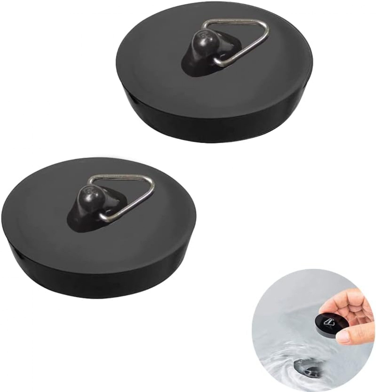 FELIXLEO Waschbeckenstöpsel 2 Pack Abflussstopfen Spüle günstig online kaufen