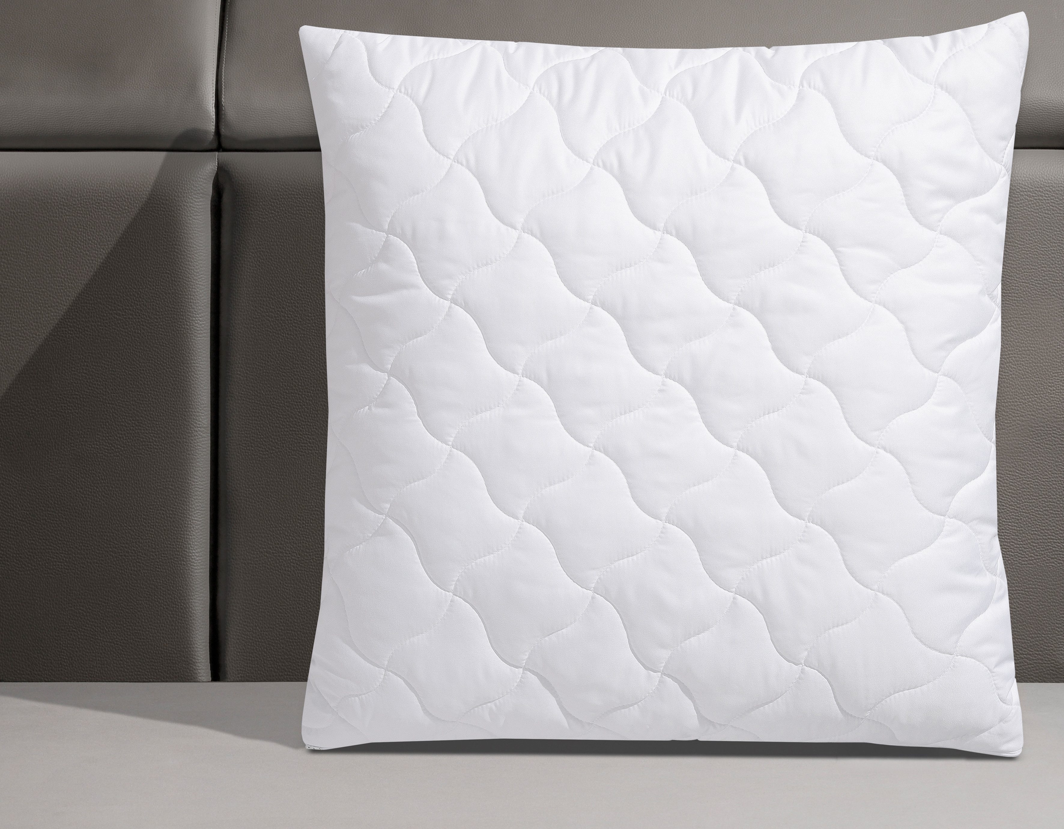 OTTO home Microfaserkissen Fantasy Kopfkissen 40x80 oder 80x80 cm, Made in Germany, Füllung: 100% ökologisches, klimaregulierendes Polyester, Bezug: Polyester o – Bild 2 von 4