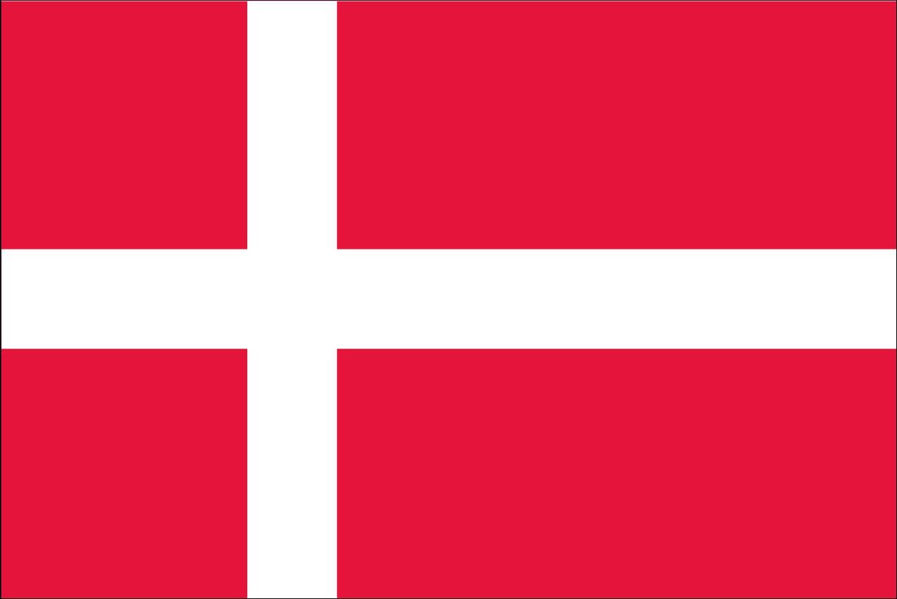 Dänemark Flagge 110 Querformat g/m² Flagge flaggenmeer