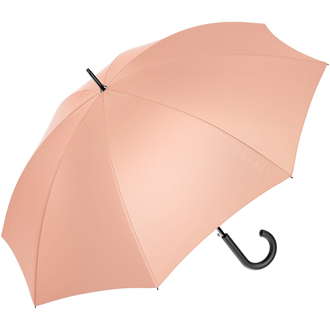 pfirsich groß den Automatik mit und Stockregenschirm Esprit Damen-Regenschirm in stabil, 2022, Trendfarben FJ