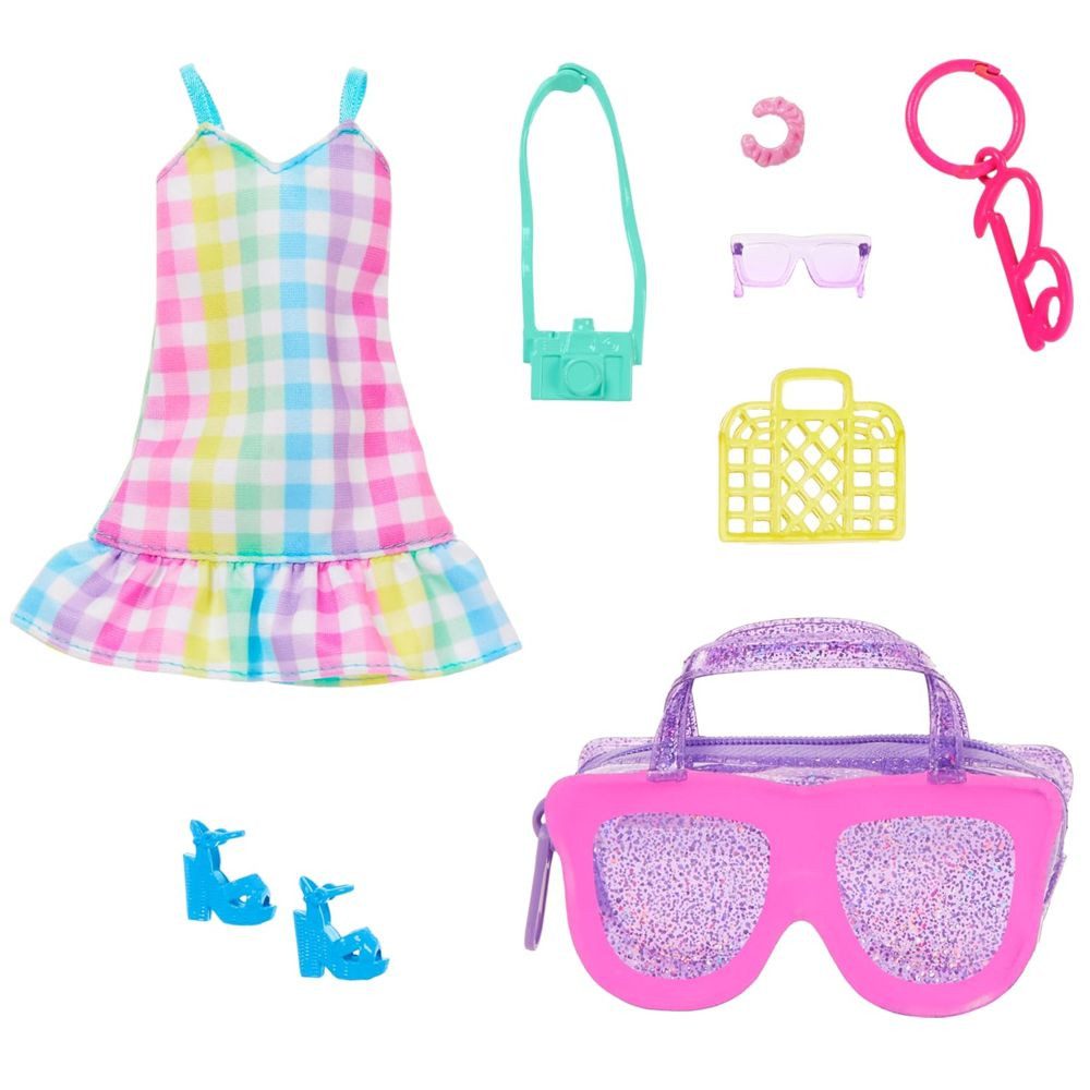 Barbie Puppenkleidung Summer Outfit Barbie HRH50 Mattel Premium Mode Puppen-Kleidung