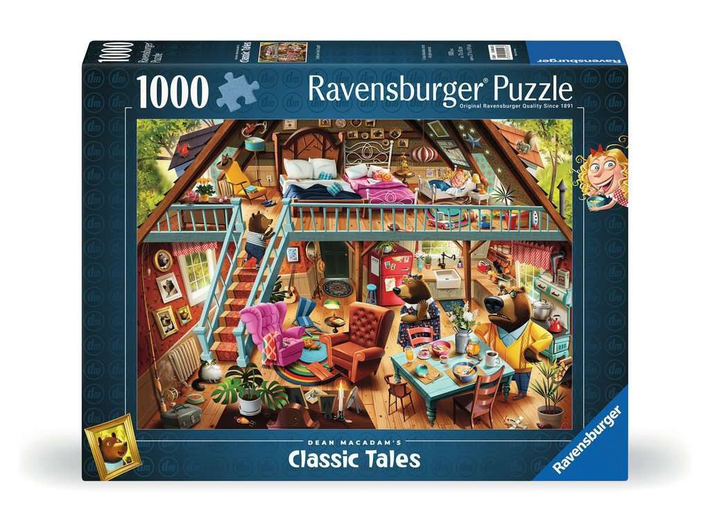 Ravensburger Verlag GmbH Puzzle Das Märchen von Goldlöckchen 1000 Teile Puzzle, 1000 Puzzleteile, Made in Europe