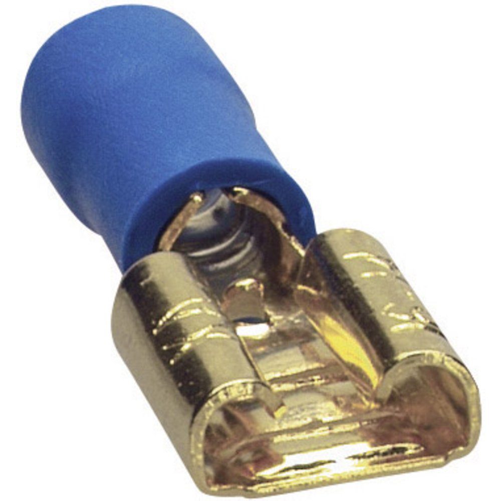 SinusLive Kabelverbinder-Sortiment Sinuslive Car HiFi Flachstecker 10er Set 2.5 mm² 6.3 mm vergoldet