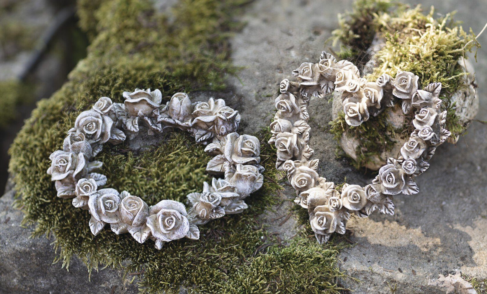 Dekoleidenschaft Dekokranz & Dekoherz "Rosen" aus günstig online kaufen
