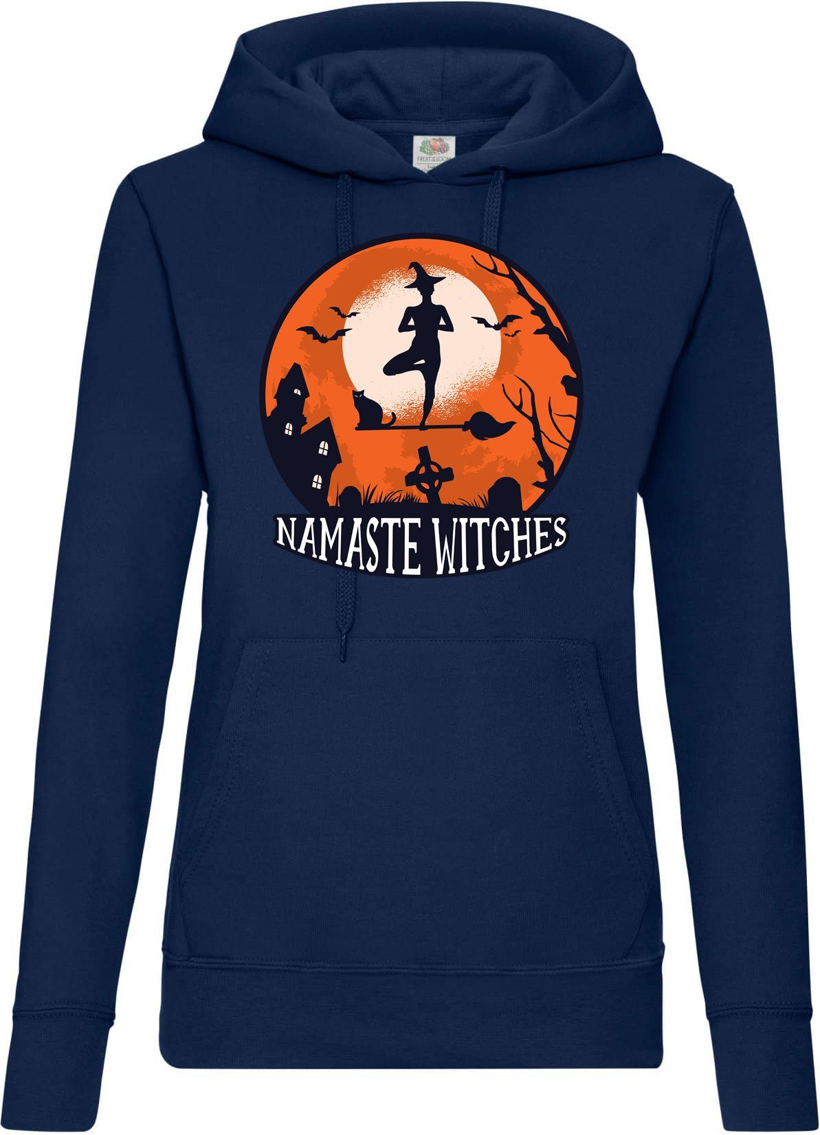 Youth Designz Kapuzenpullover Namaste Witches Damen Hoodie Pullover mit