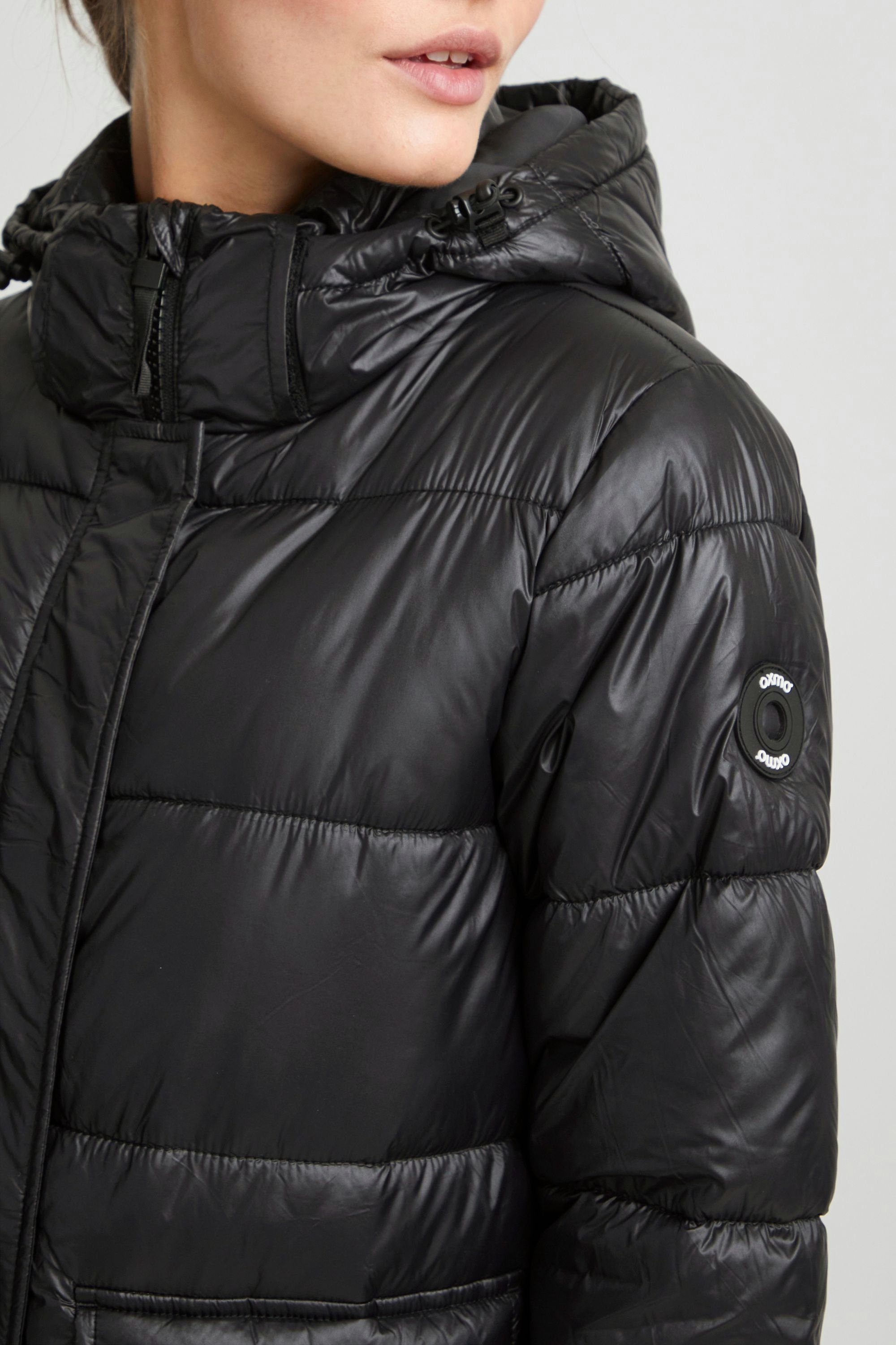 OXMO Winterjacke Winterjacke Black OXDilja (194007) mit Kapuze