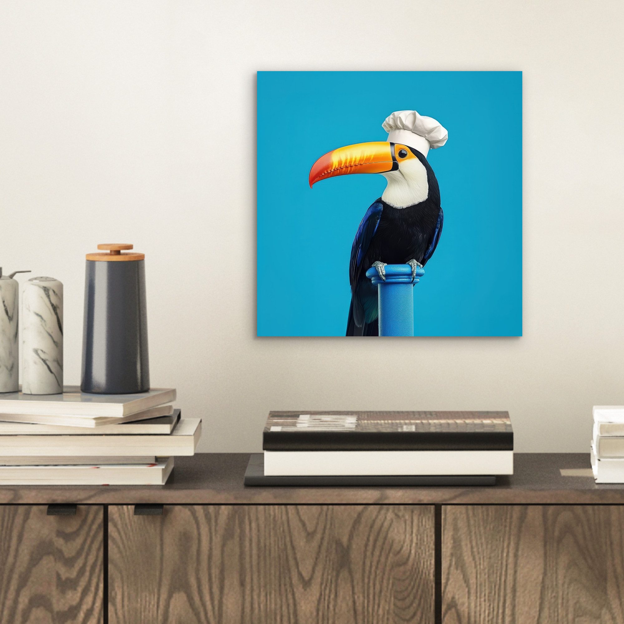 MuchoWow Metallbild Tucan - Sockel - günstig online kaufen