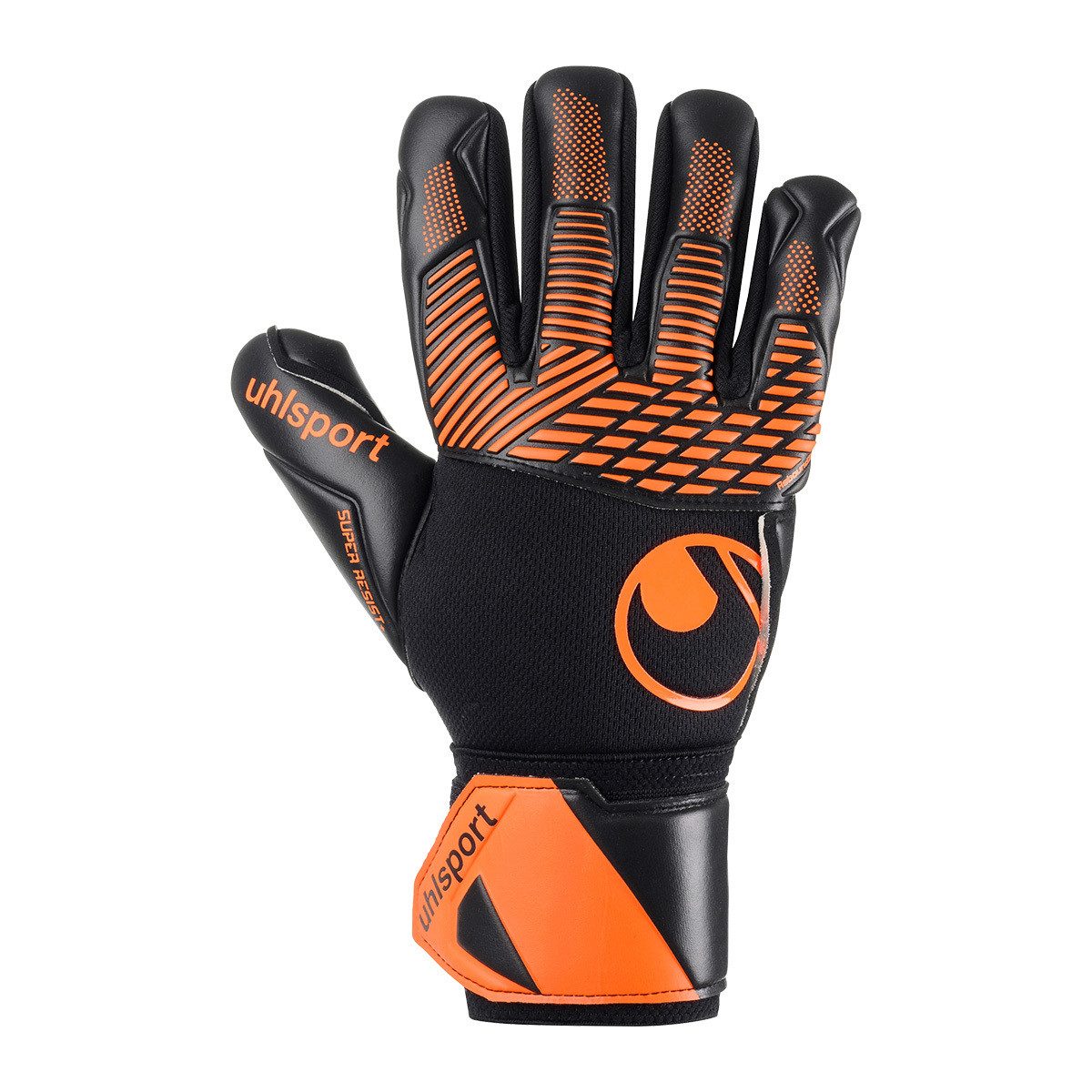 uhlsport Torwarthandschuhe Torwarthandschuhe FM ZNE Super Resist+ HN (Paar, 1-St., mit Verschluss)