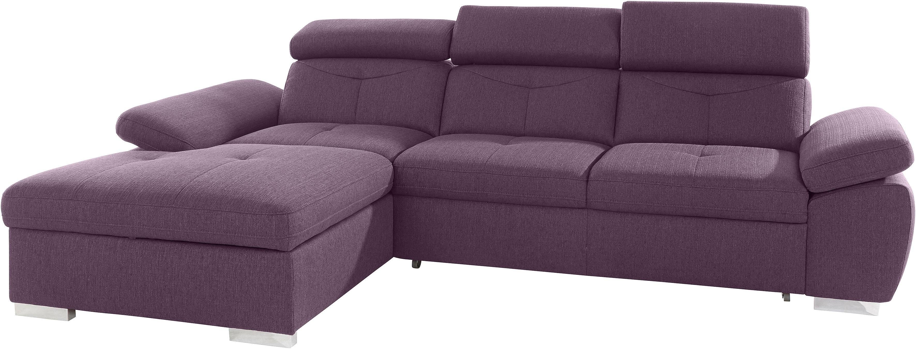 exxpo - sofa fashion Ecksofa "Spring, super bequem, mit Armteil- und Kopfte günstig online kaufen