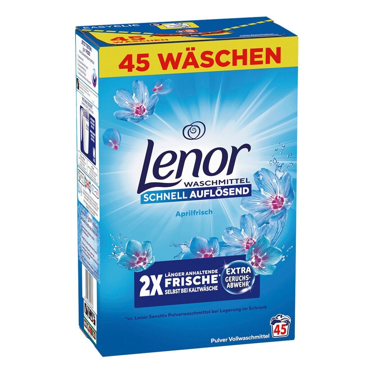 LENOR Aprilfrisch Vollwaschmittel (45 WL / 2,25 kg)
