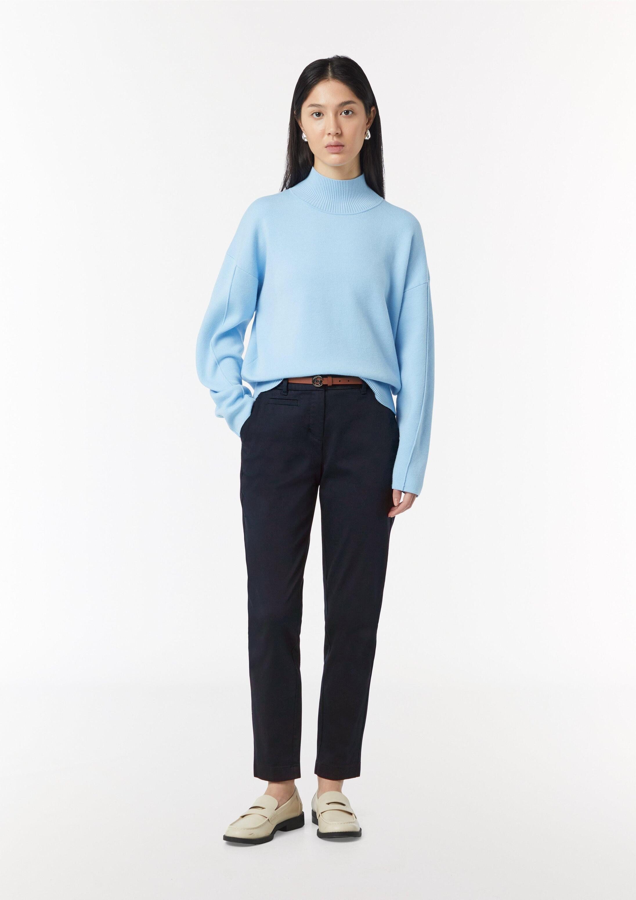 comma Chinos Hose Chinohose mit Gürtel