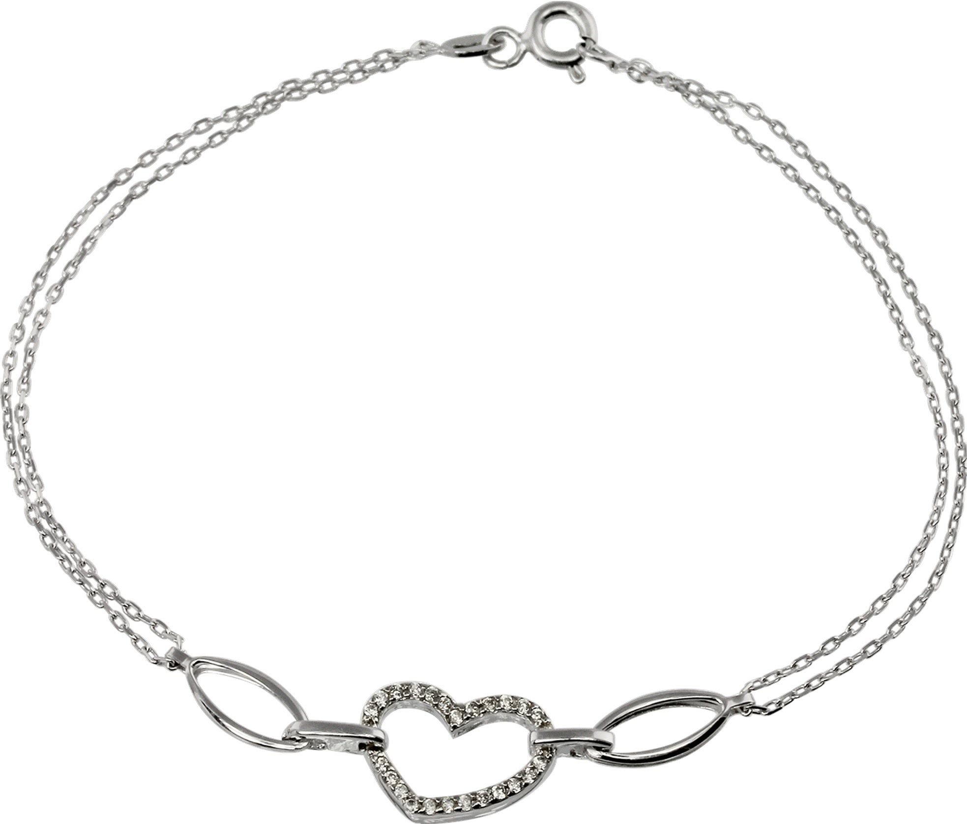 SilberDream Silberarmband SilberDream Armschmuck 19cm 925 Silber (Armband), günstig online kaufen