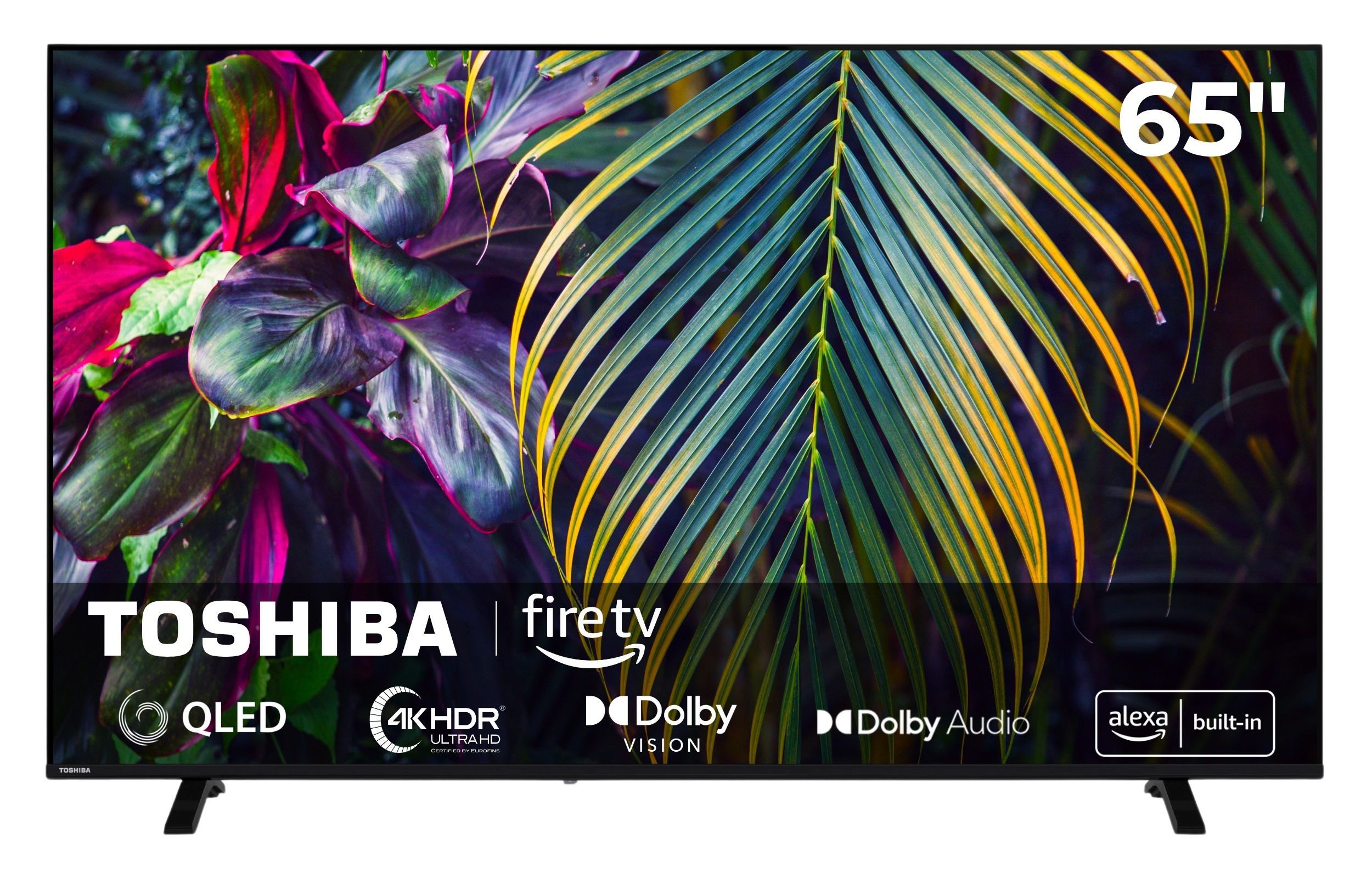 Toshiba 65QF2663DAZ QLED-Fernseher (164 cm/65 Zoll, 4K Ultra HD, Fire TV, Fire TV, HDR Dolby Vision, Triple-Tuner, Alexa Built-In)