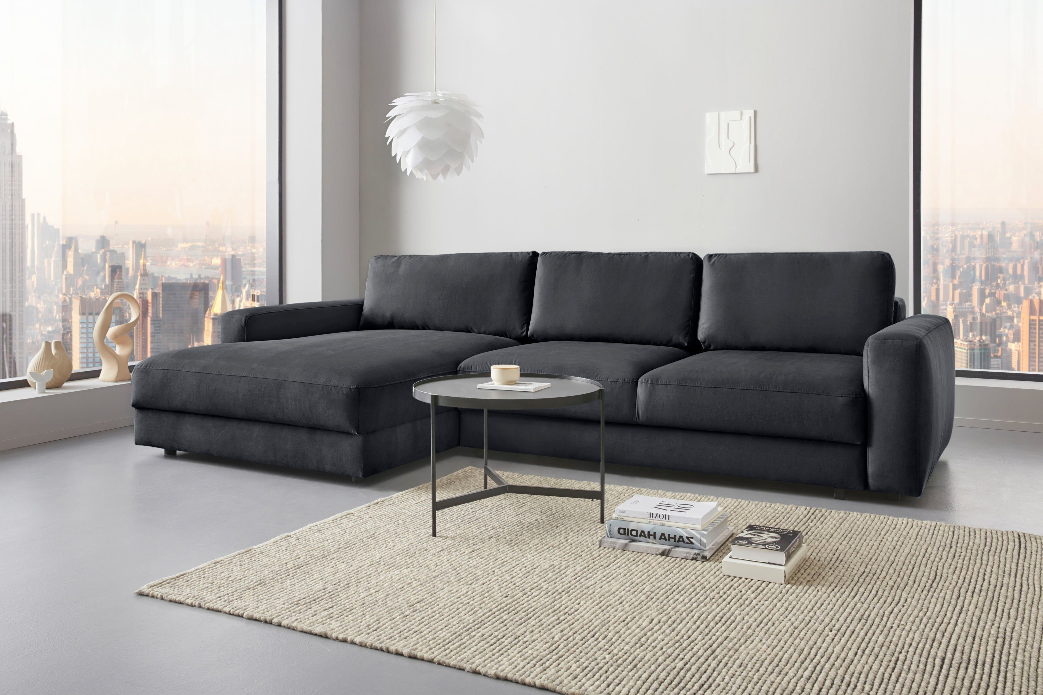 Places of Style Ecksofa "Bloomfield, bequem und elegant, OTTOs Choice, L-Fo günstig online kaufen