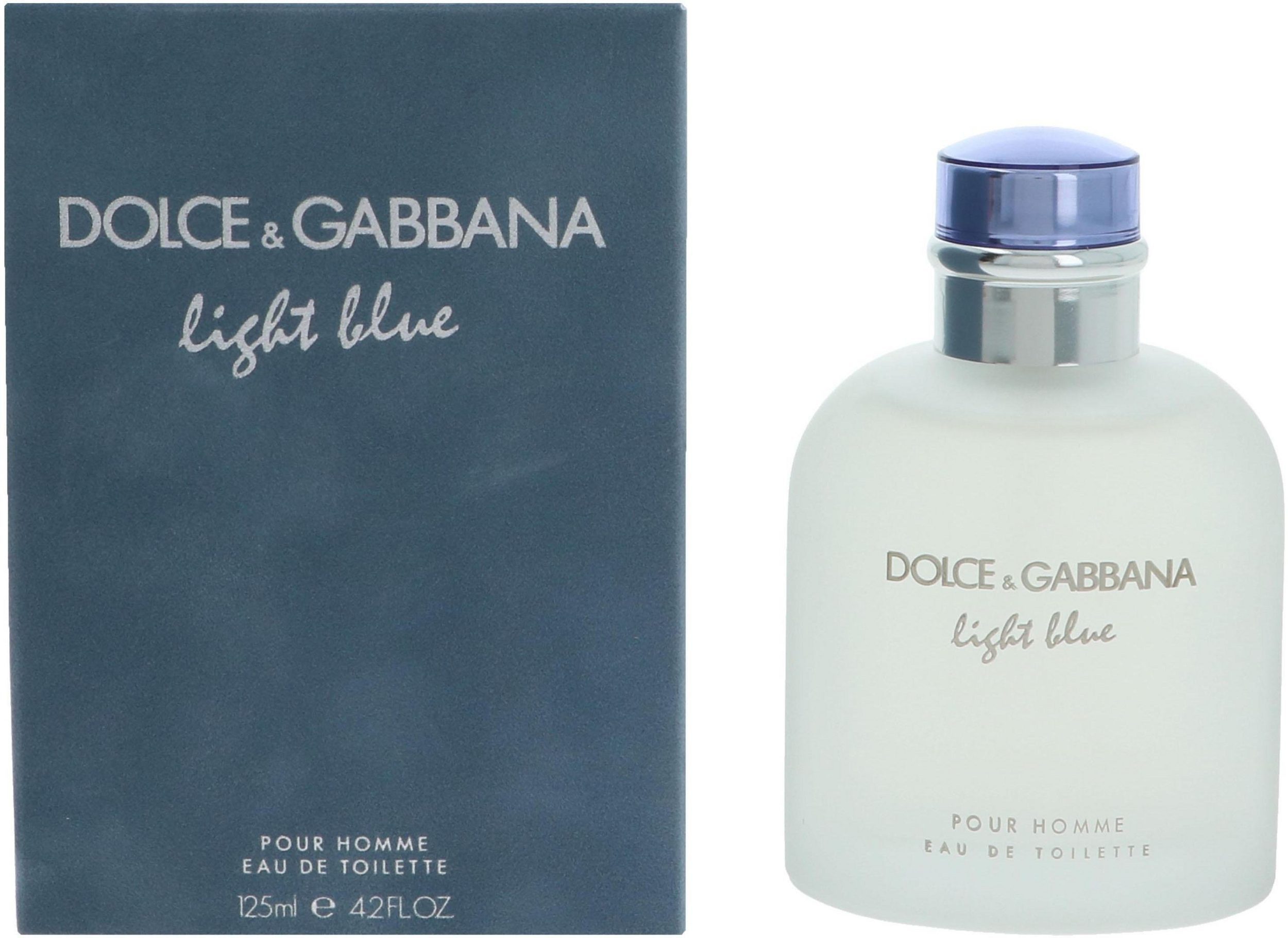 DOLCE & GABBANA Eau de Toilette Light Blue Pour Homme, Glasflakon, Parfüm EDT, Herrenduft
