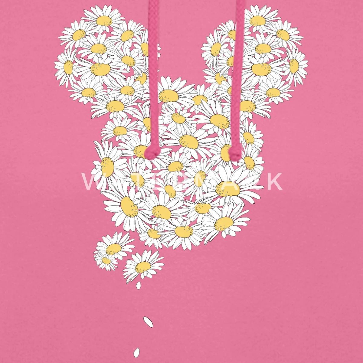 Spreadshirt Hoodie Mickey & Minnie Mickey Mouse Gänseblümchen Unisex Hoodie (1-tlg)