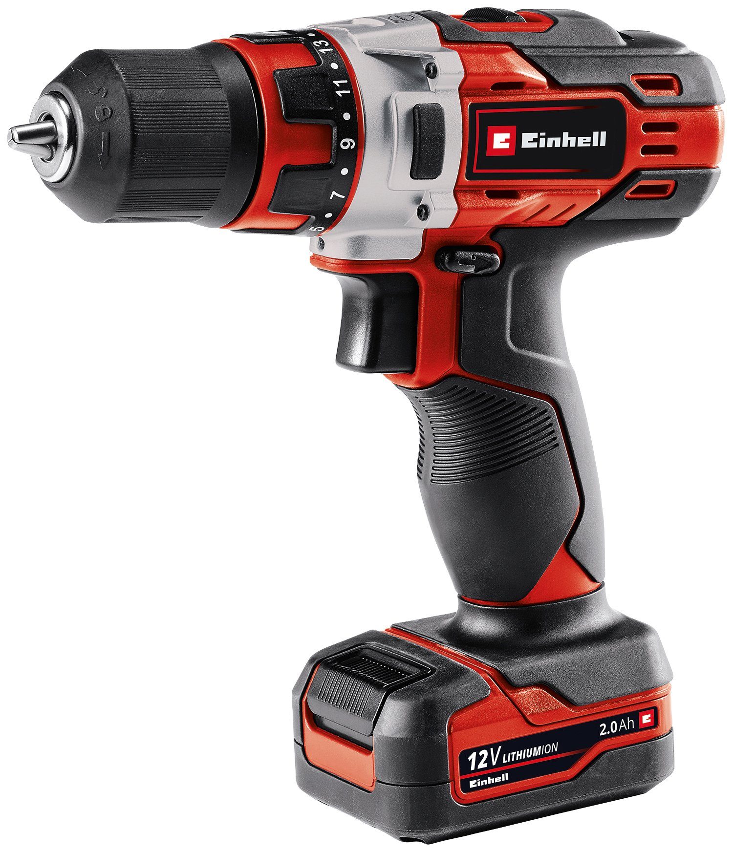 Einhell Akku-Bohrschrauber TE-CD 12/1 Li, max. 1400 U/min, inkl. Ladegerät und Akku