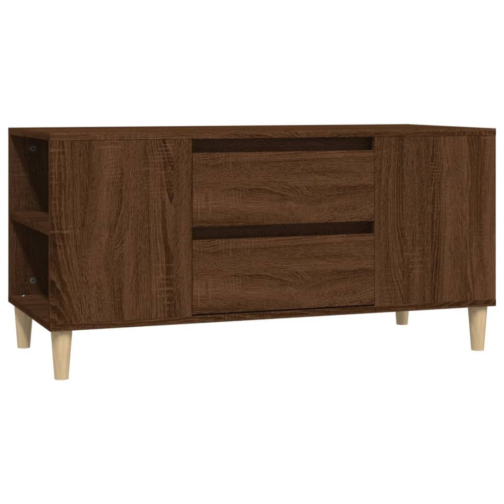 vidaXL TV-Schrank TV-Schrank Braun Eichen-Optik 102x44,5x50 cm Holzwerkstoff (1-St)