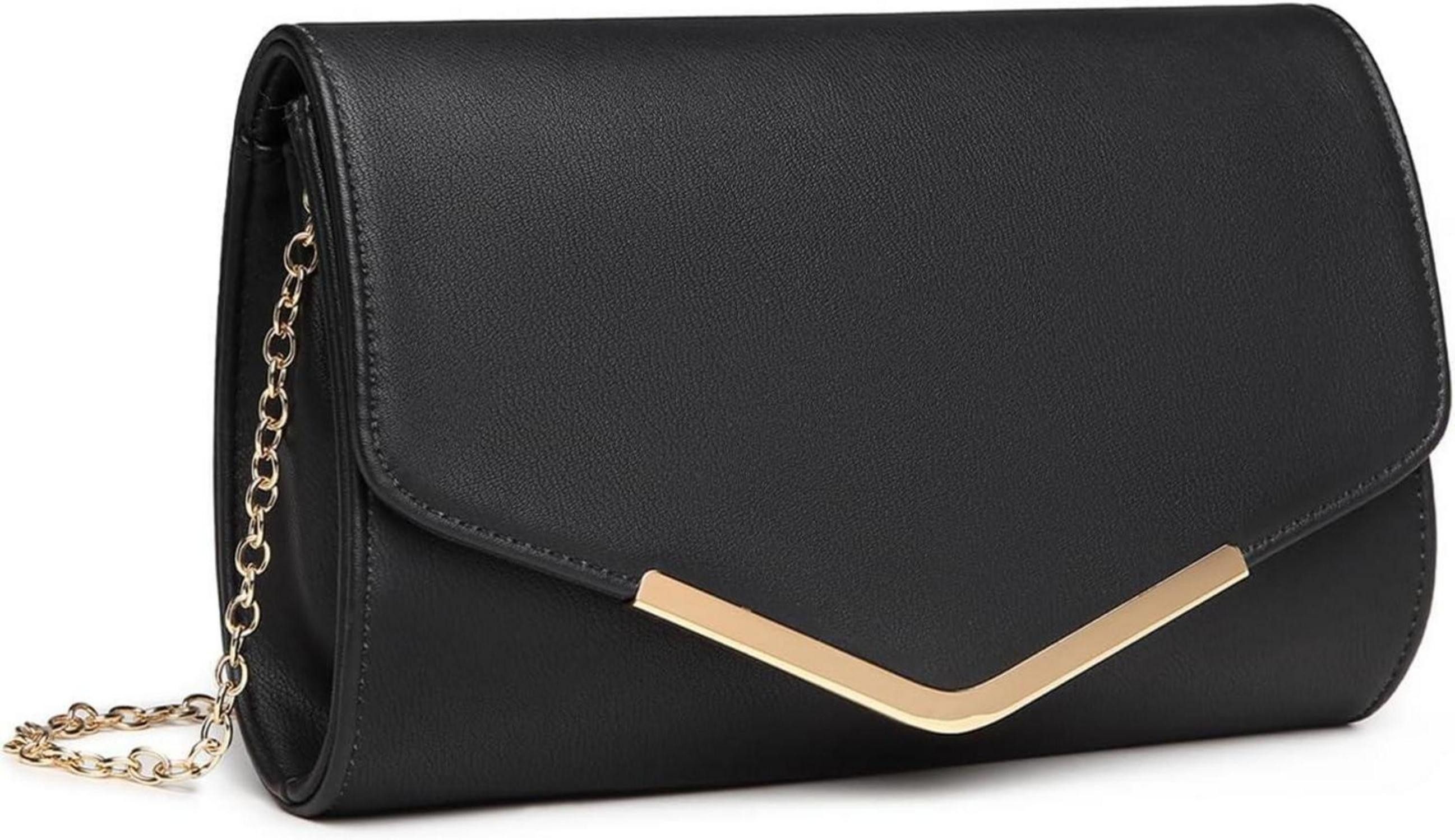 LuxusKollektion Clutch Damen Umschlag Clutch Elegant Abendtasche mit Kette für Hochzeit Party